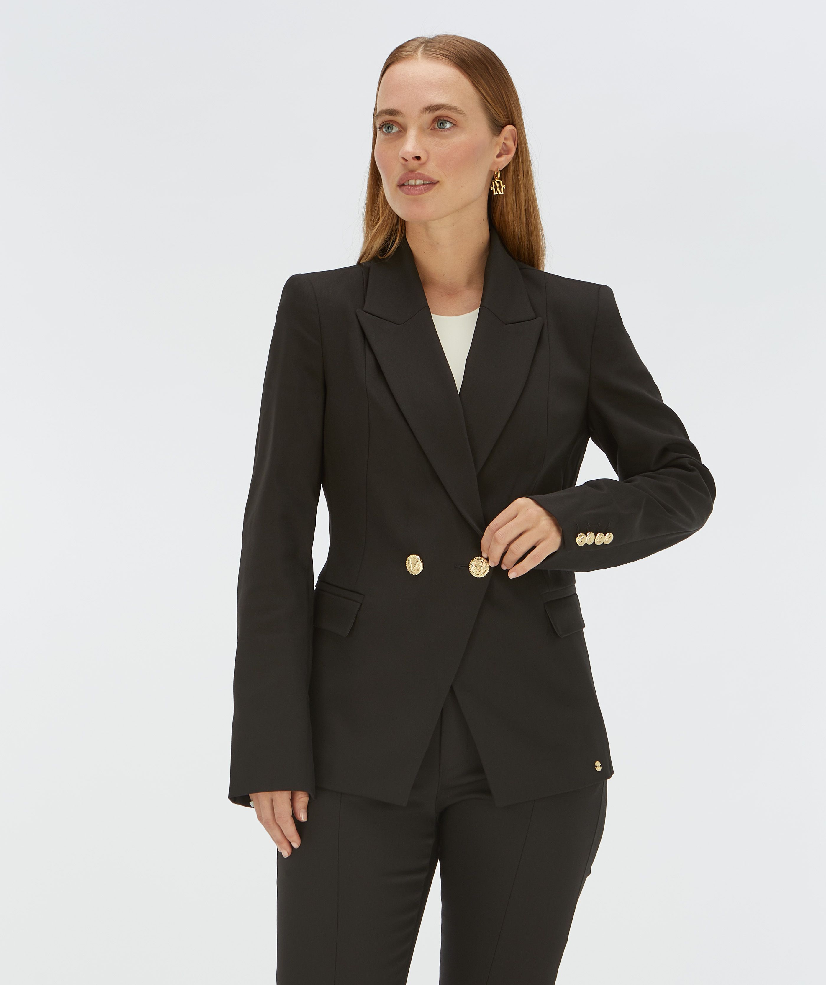 JV ZOYA tailored blazer - Black - JOSH V | Official online shop