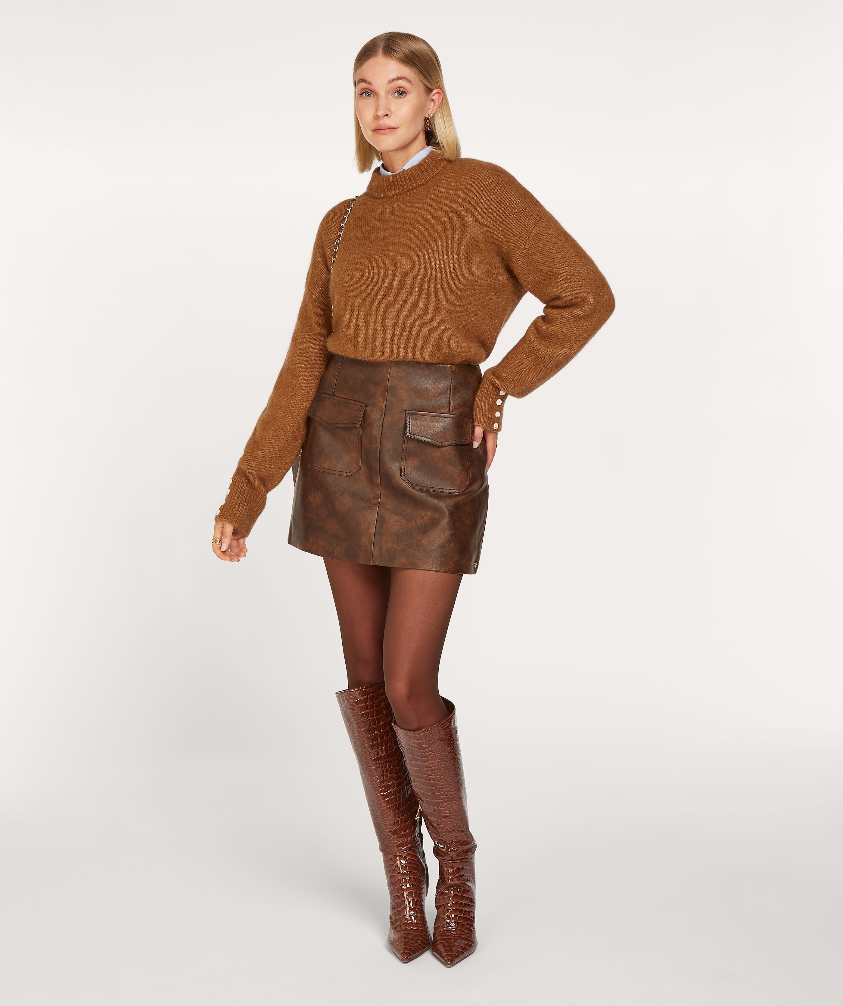 【SALE／55%OFF】 rise high SEMMY fitted V JOSH - Brown Mocha - rok mini トリートメント