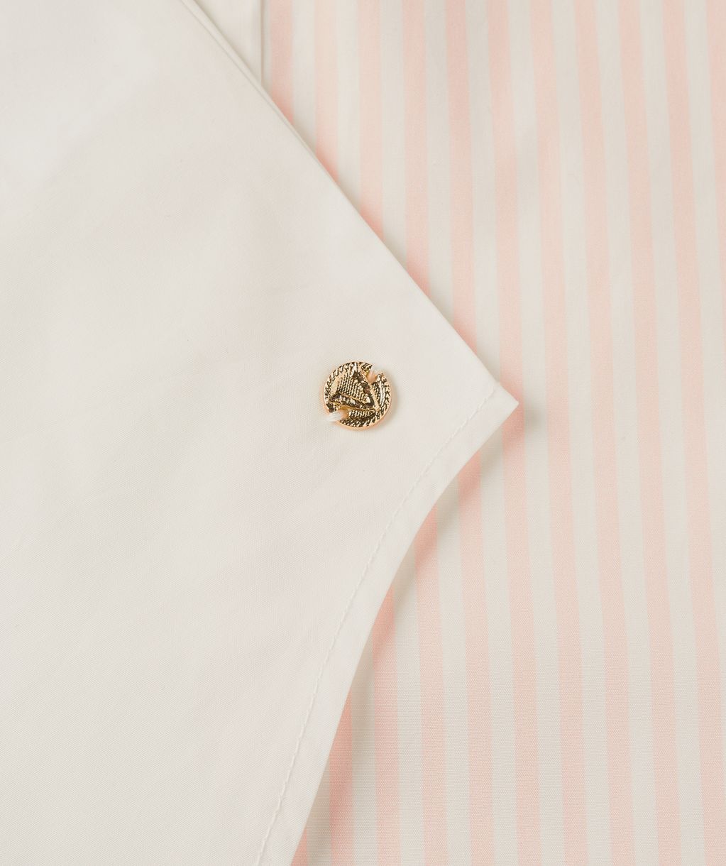 Sofia™ – Checked Blouse Made from Warm, Soft Hoodie Material