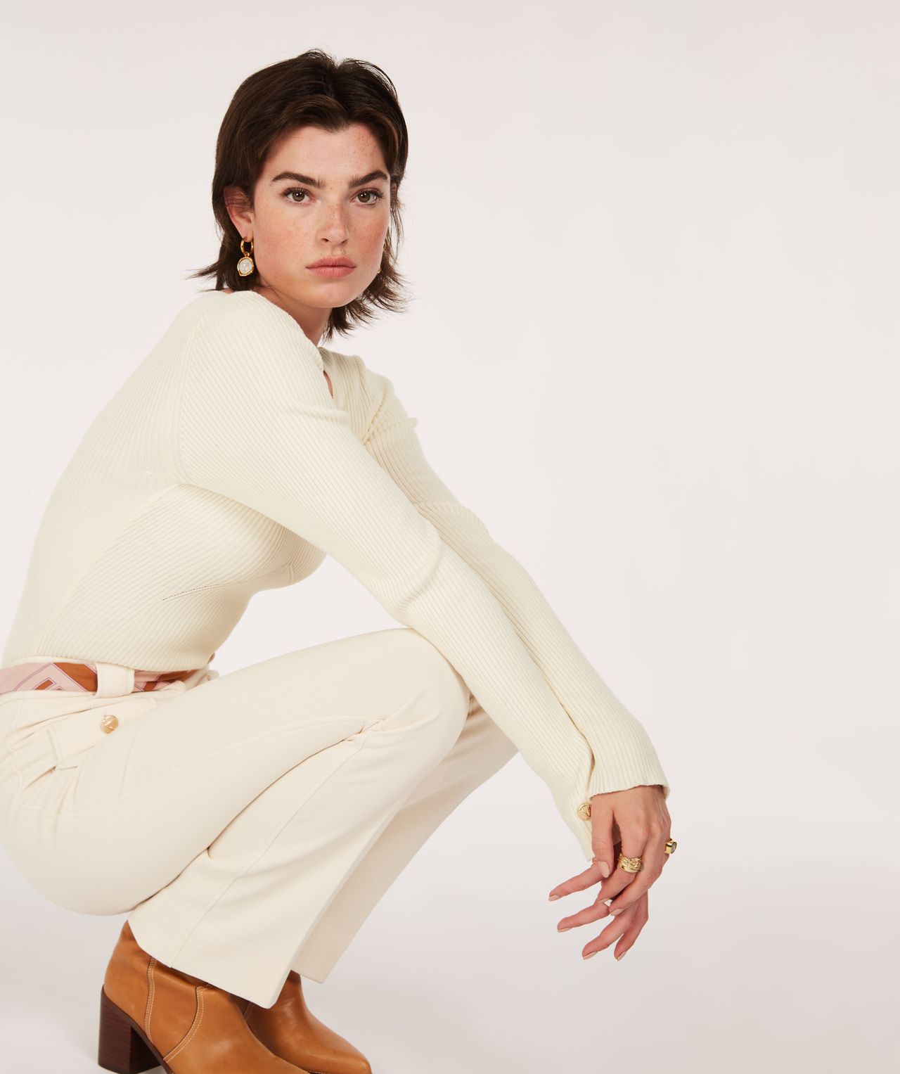 Aletta Top in Cream