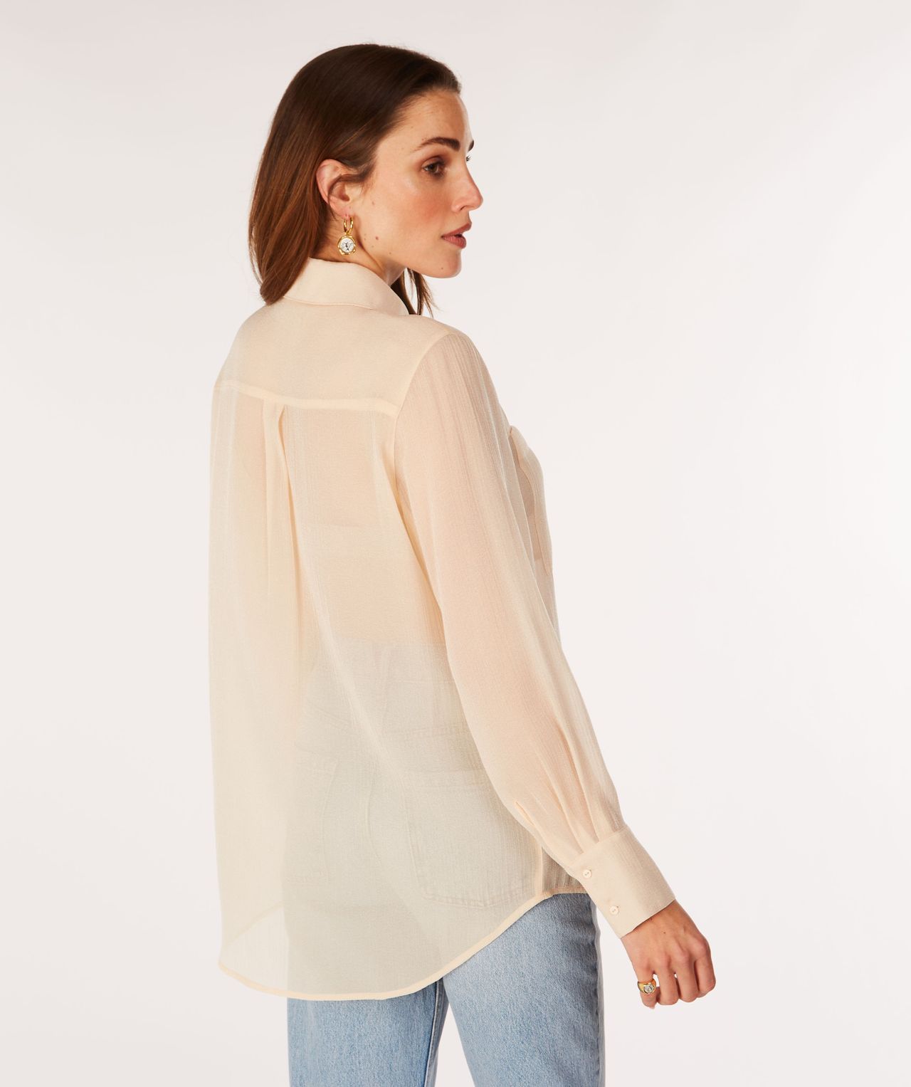 L Sweatshirt - mit plakativem Rückenprint, Regular-fit/ normale Form