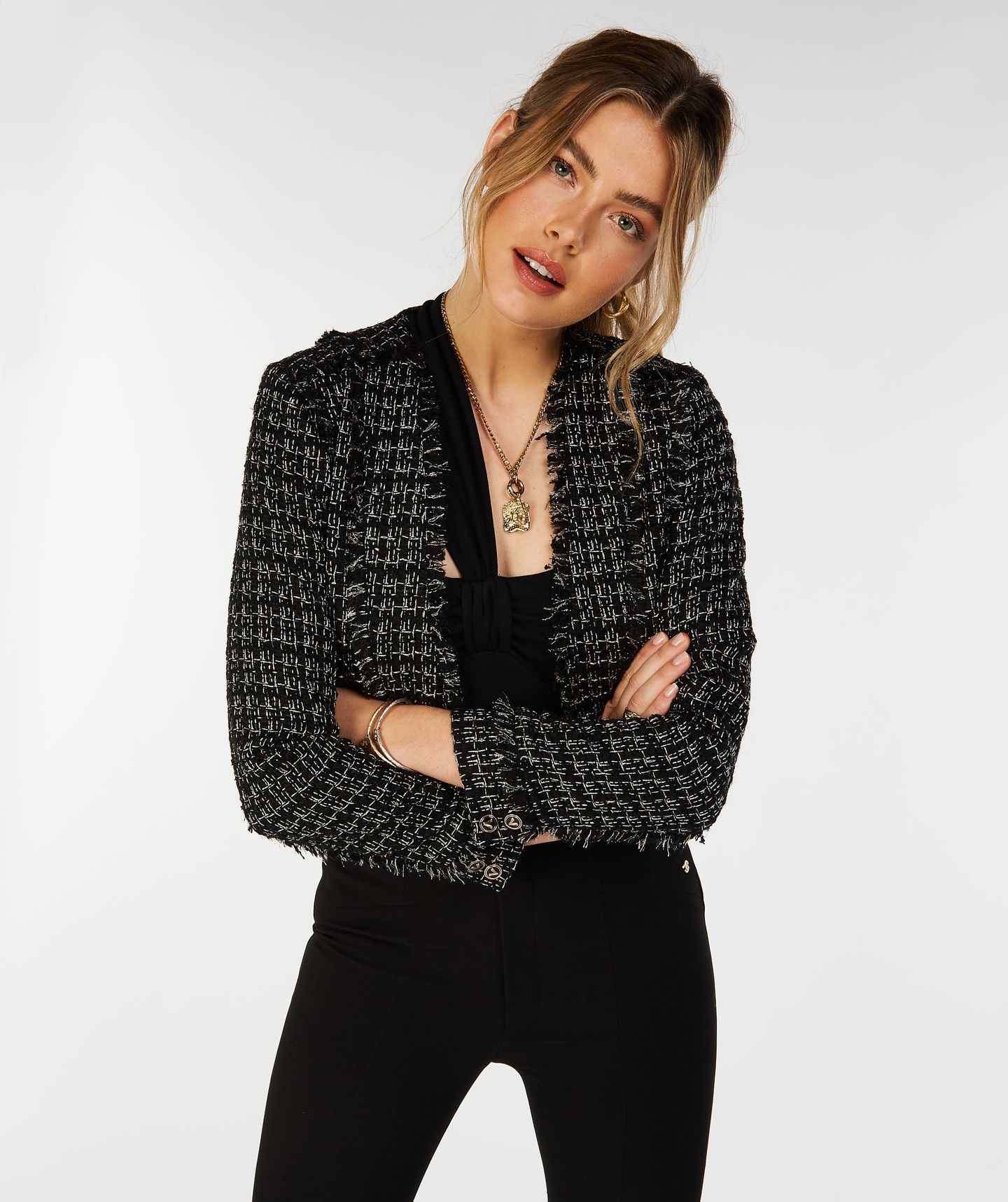 Evie Brown Blazer Jacket
