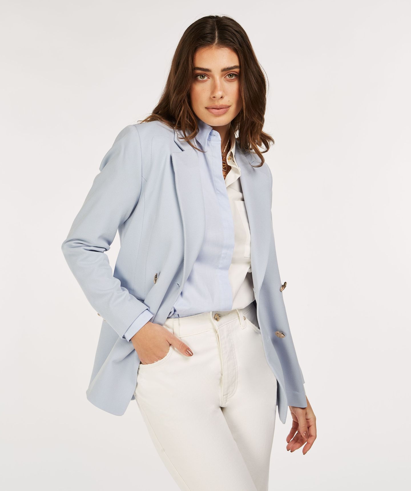 Srvilja Blazer Grs Blazer Coffee Quartz