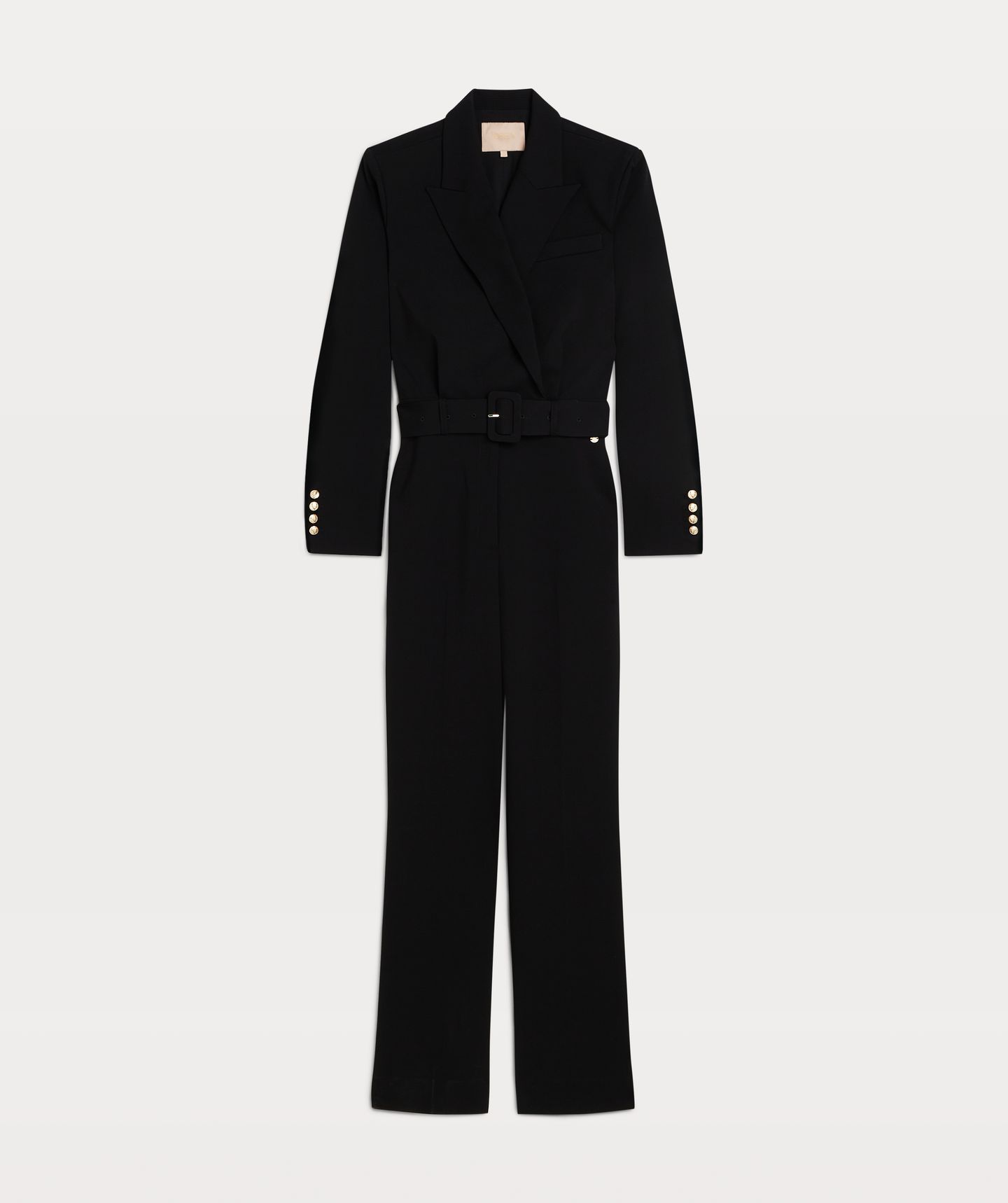 VERONICA M PS-469 BLACK JOGGER JUMPSUIT