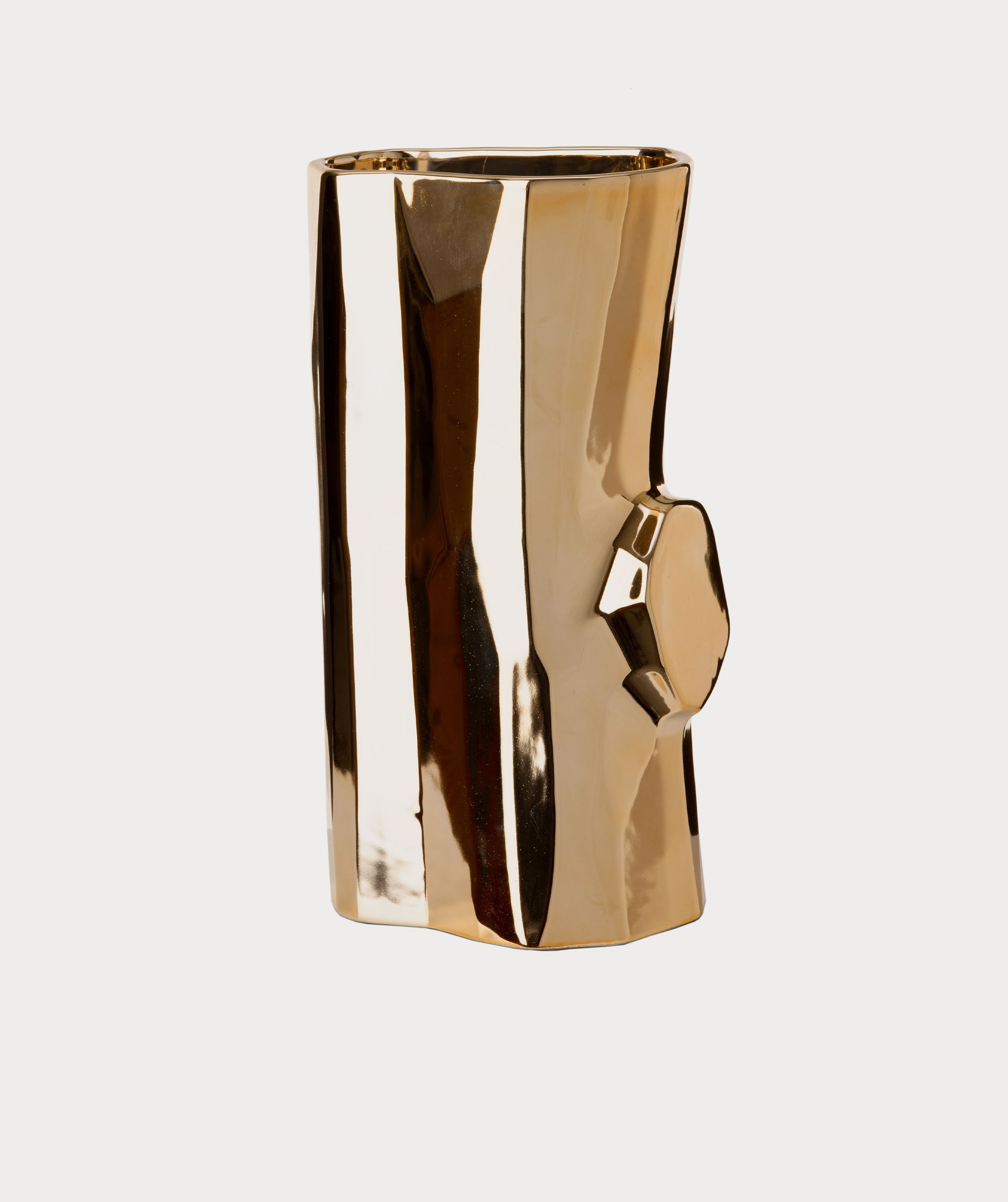 Log vase (M) - pols potten