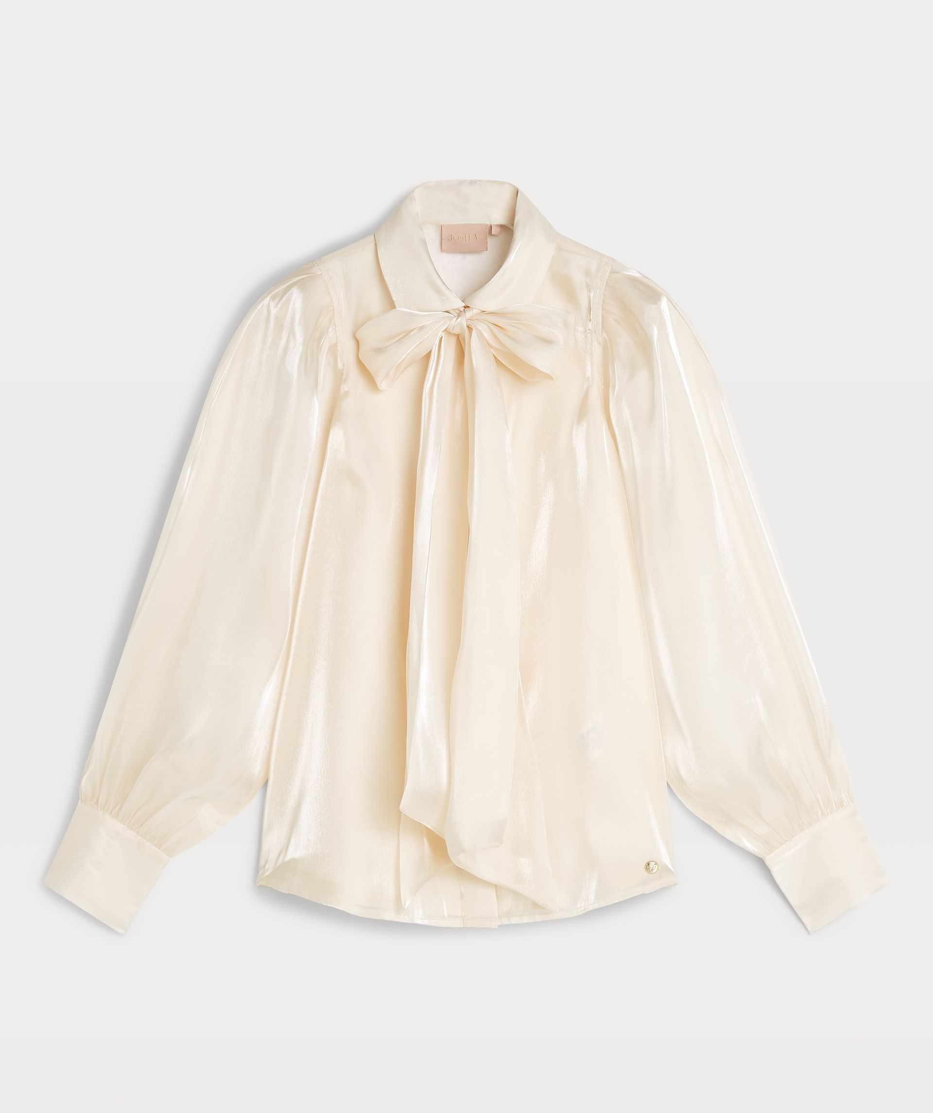 AMARA regular fit blouse in shiny organza