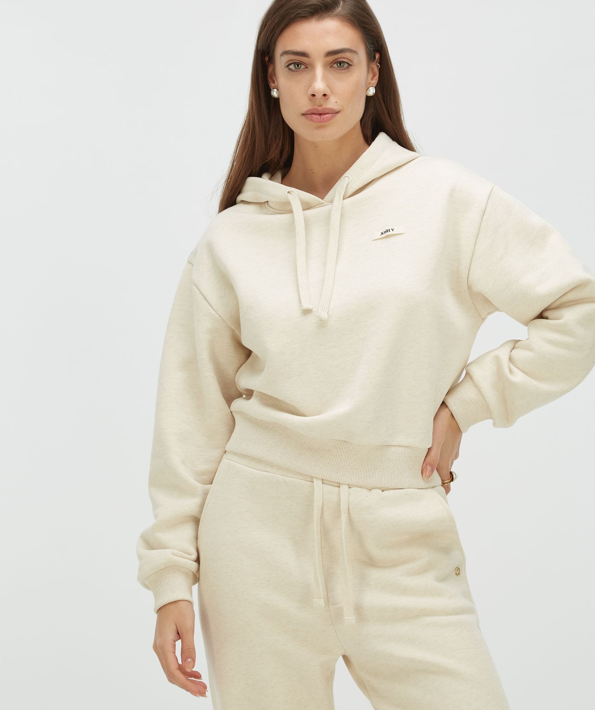 AMBROSE regular-fit hoodie with logo