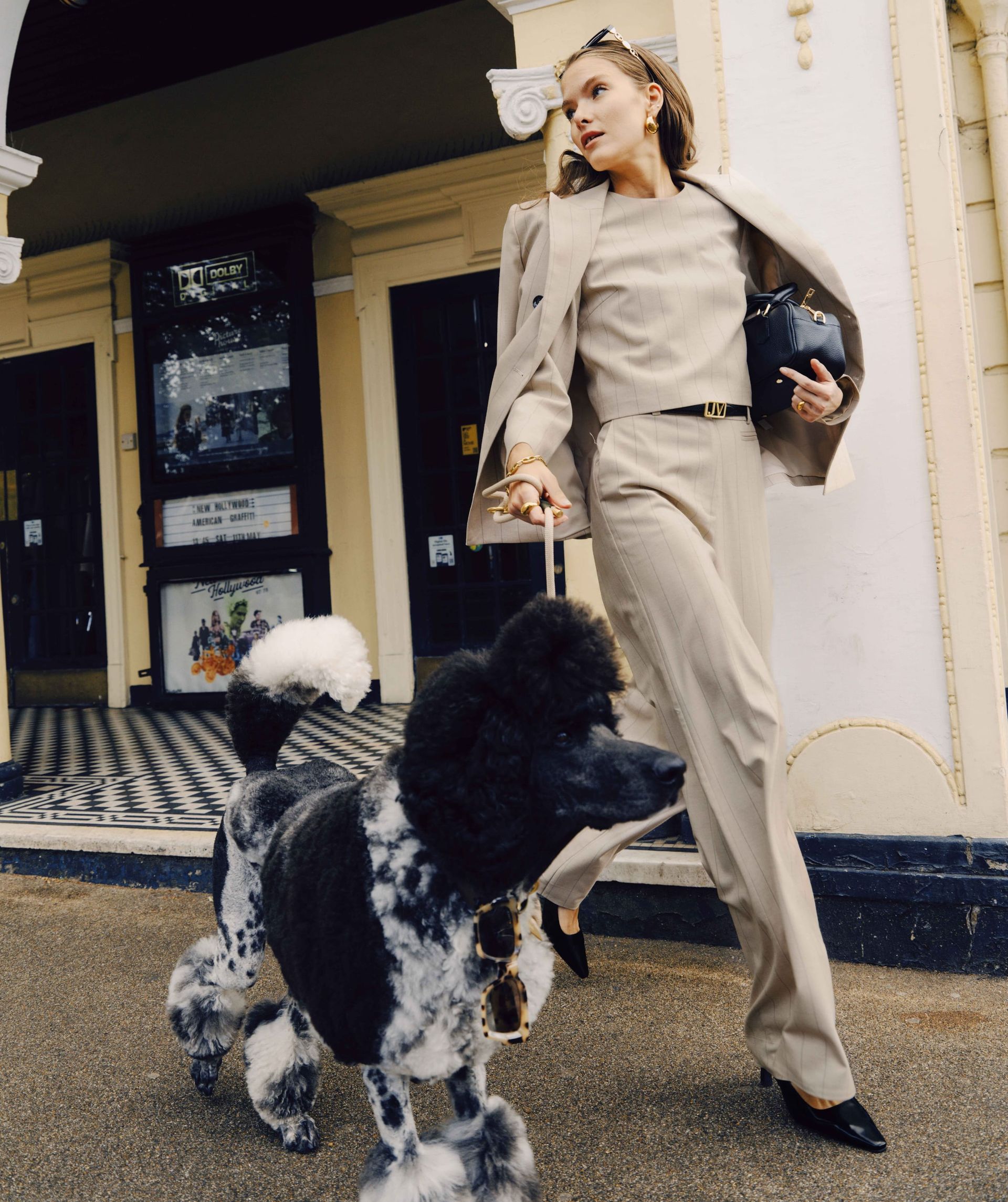 ARCHER trousers with pinstripe