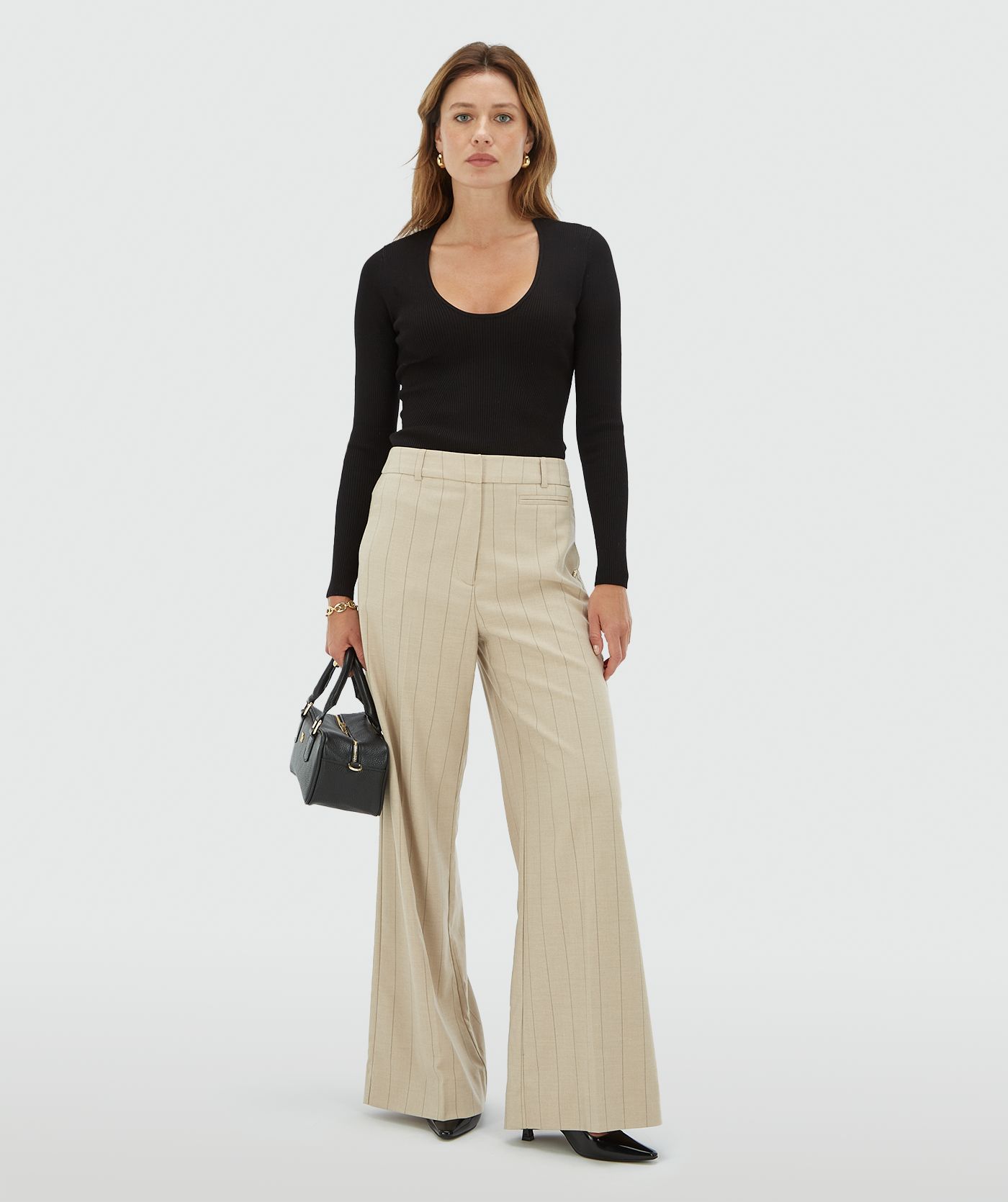 ARCHER trousers with pinstripe