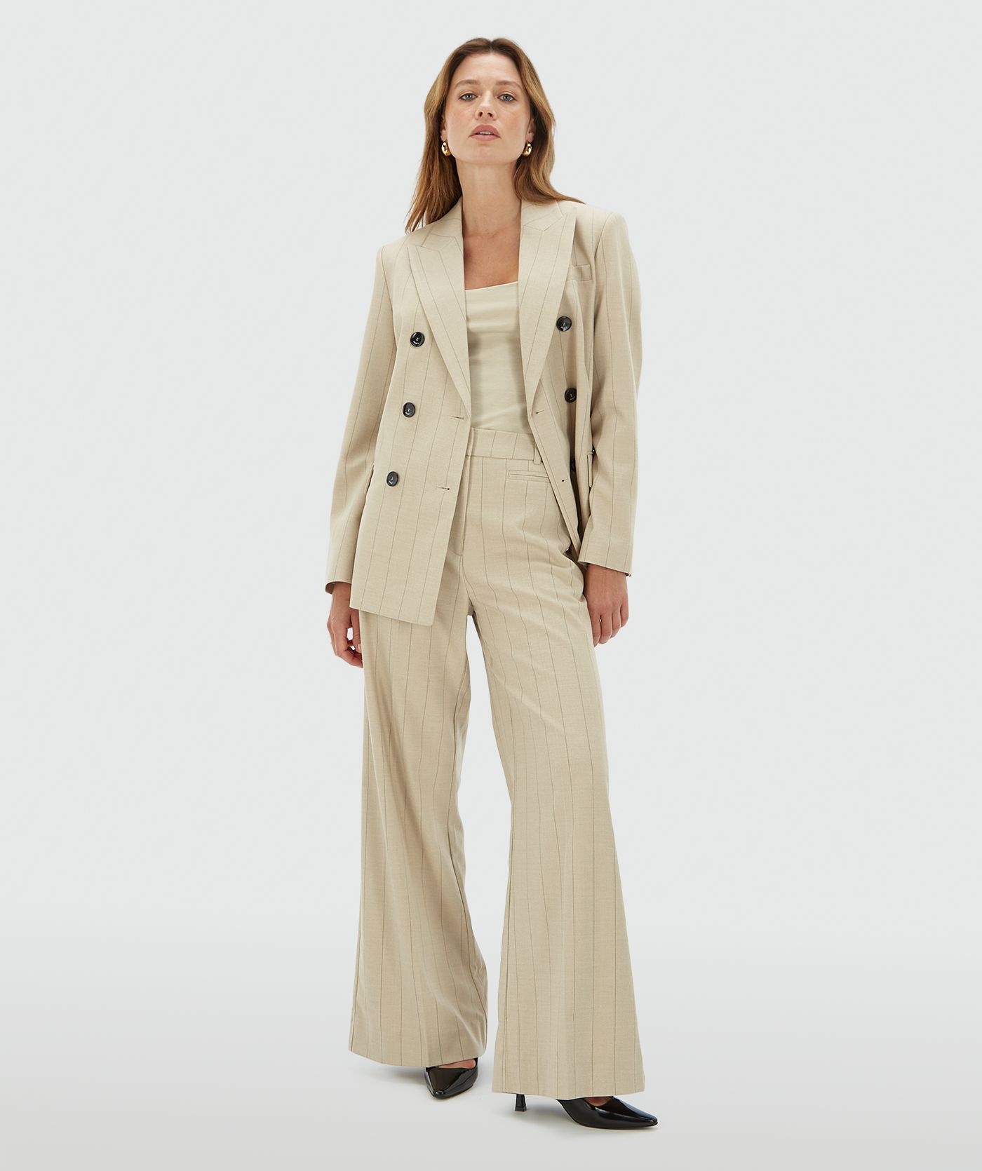 ARCHER trousers with pinstripe
