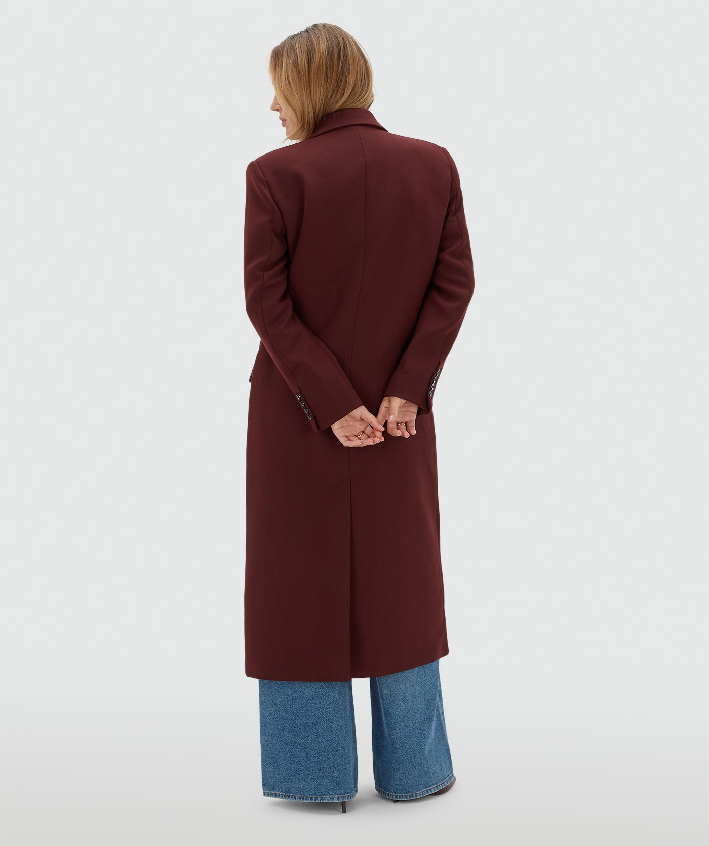 JV-ATHENA oversized coat with wool