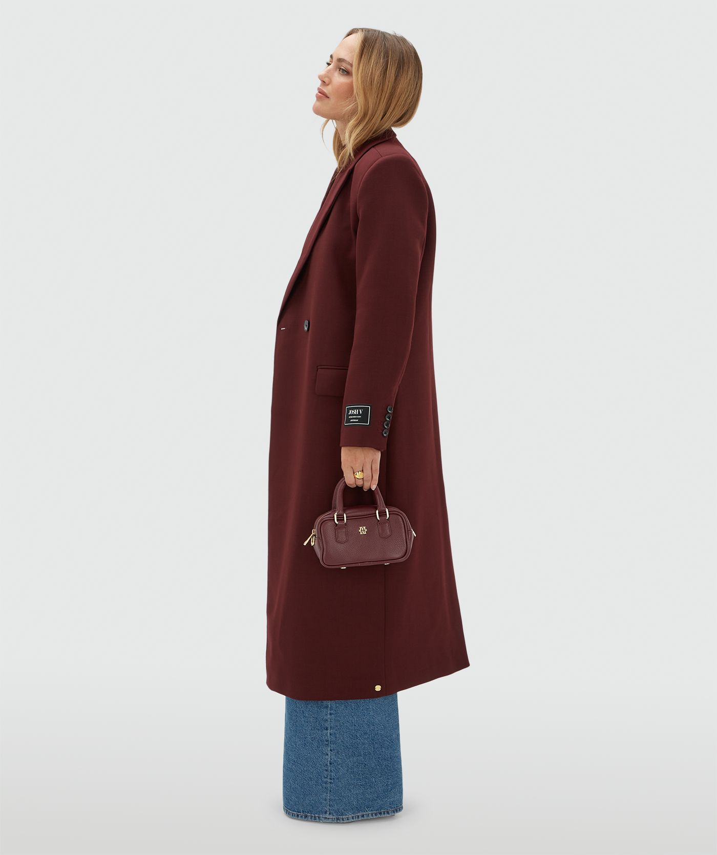 JV-ATHENA oversized coat with wool