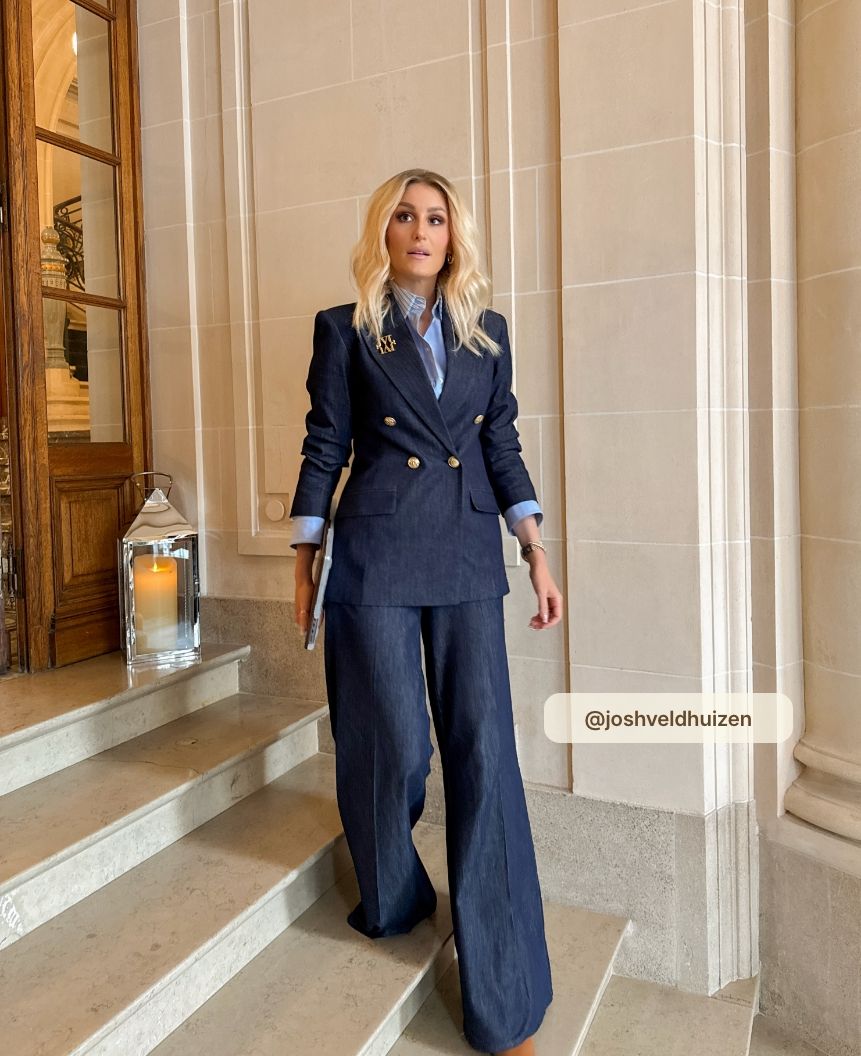 JV-BLUEBELL fitted blazer 
