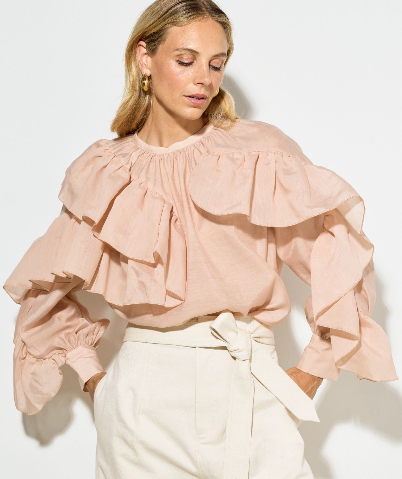 JV-BODINA oversized fit blouse