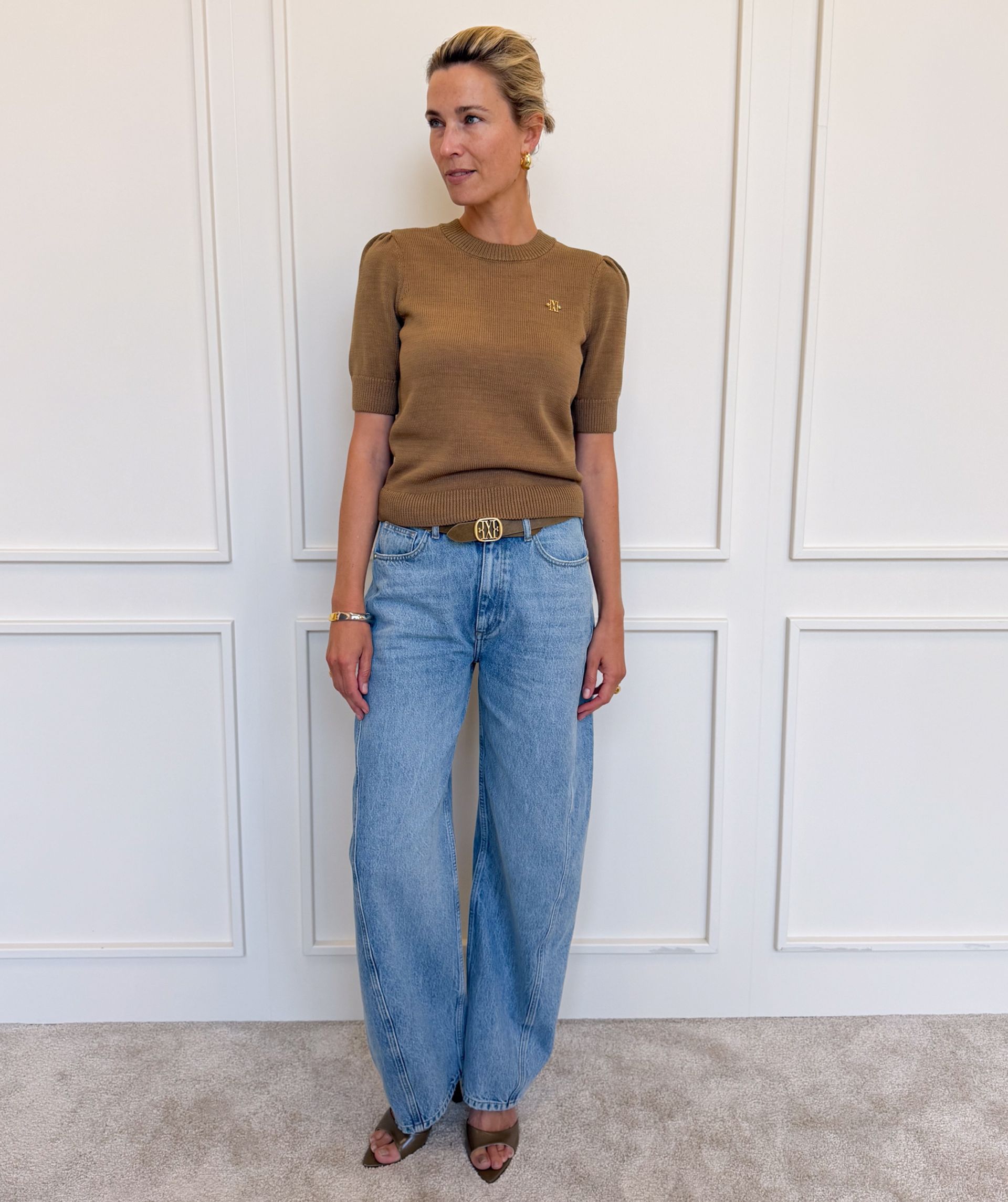 JV-BRENT fitted sweater