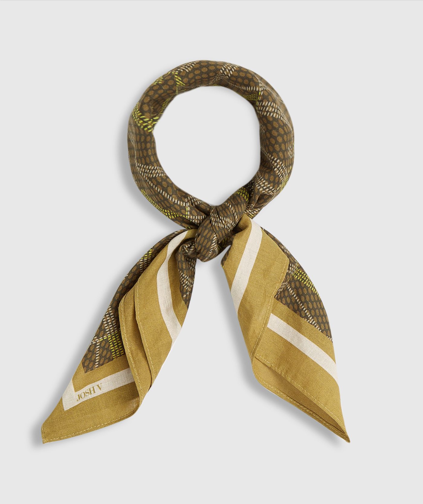 JV-BRYCE scarf with logo print