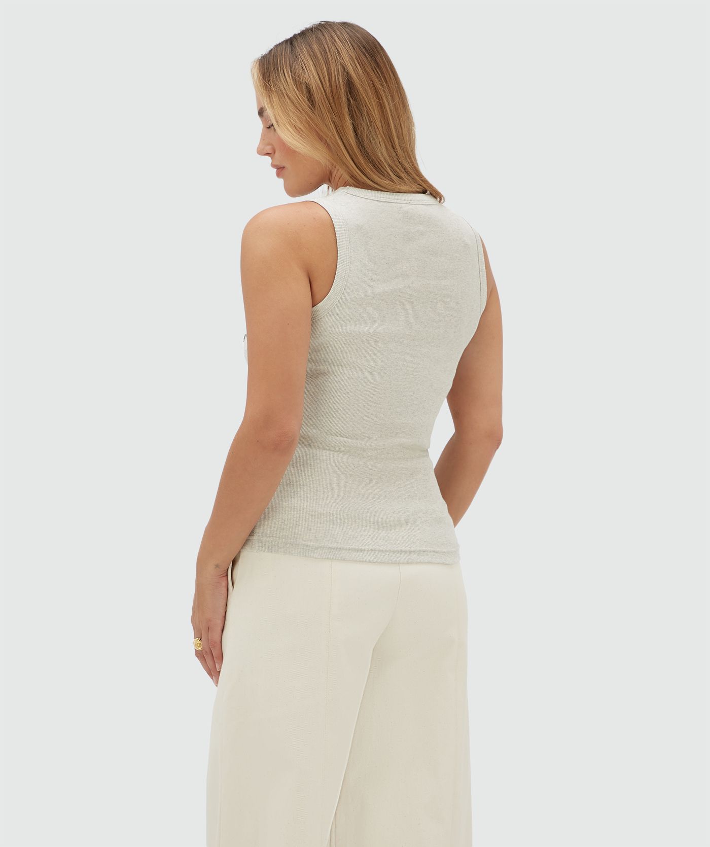 JV-CALIX slim fit top met kralen details