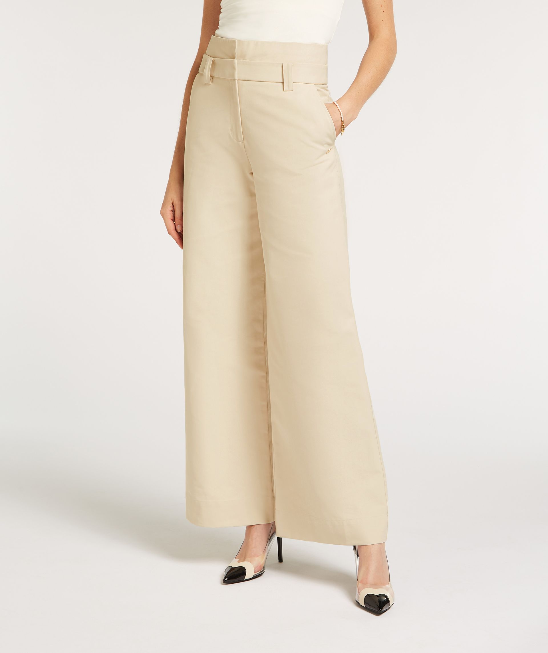 CARTER high rise wide leg trousers