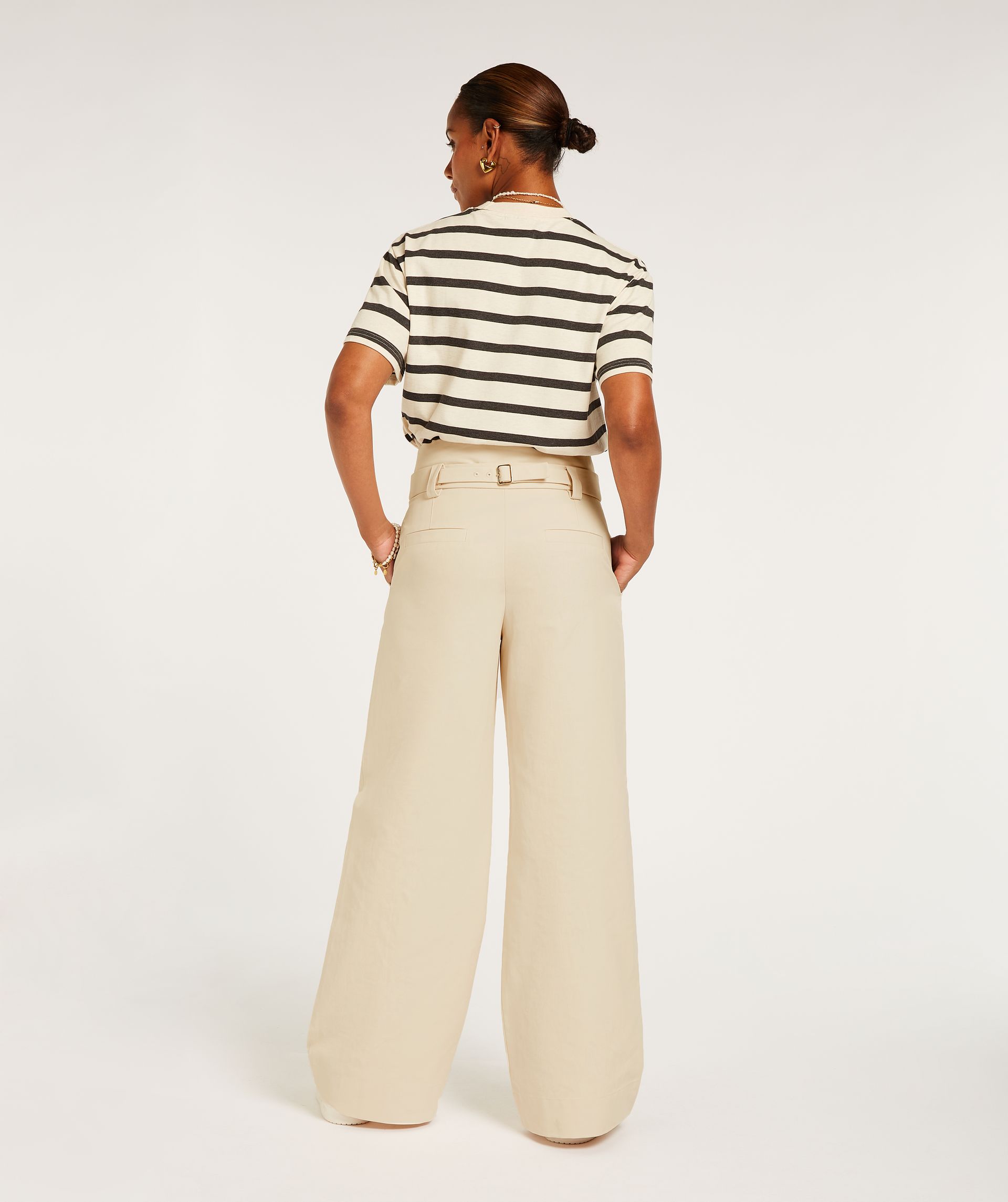 CARTER high rise wide leg pantalon