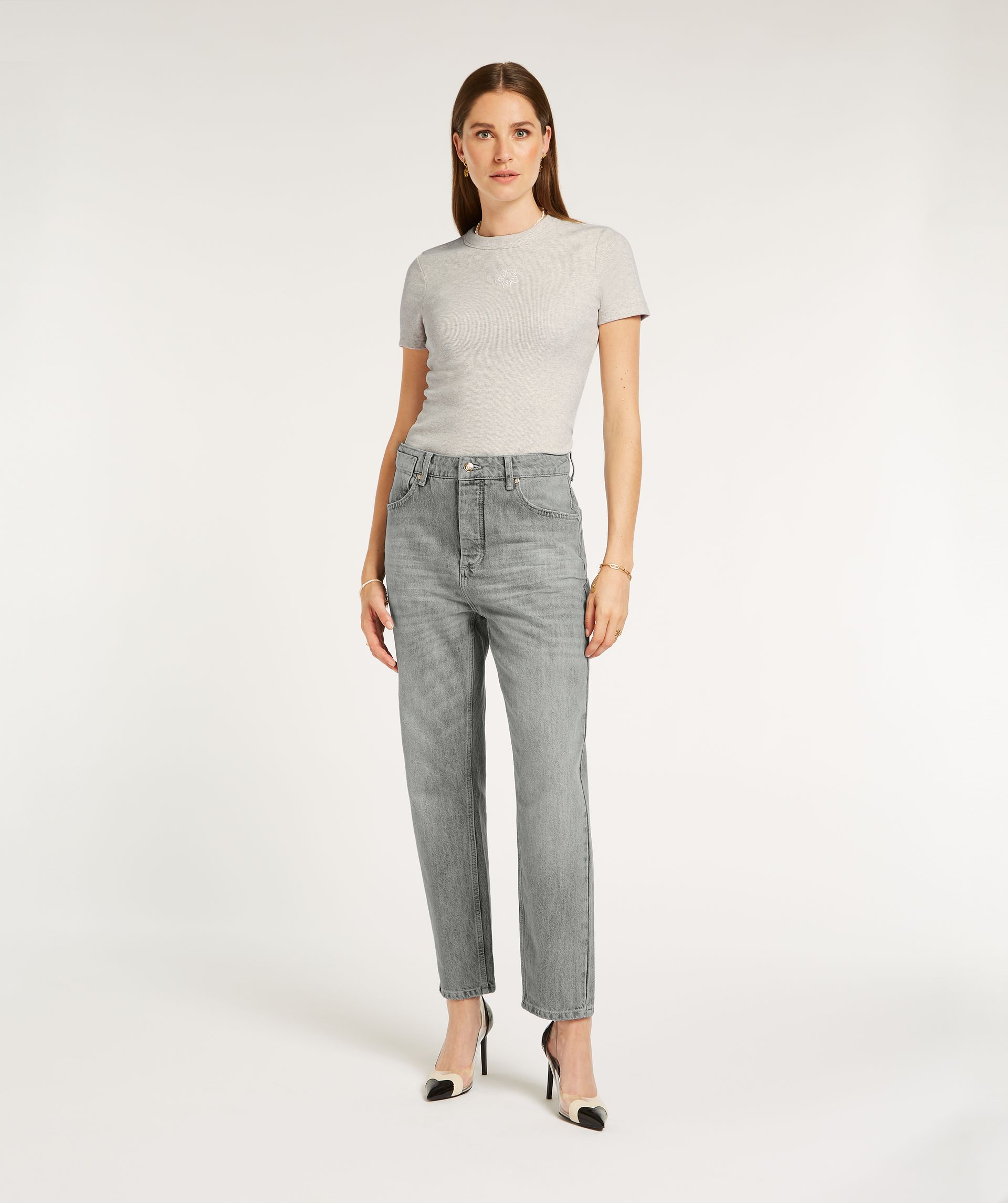 CELI mid rise tapered fit Jeans