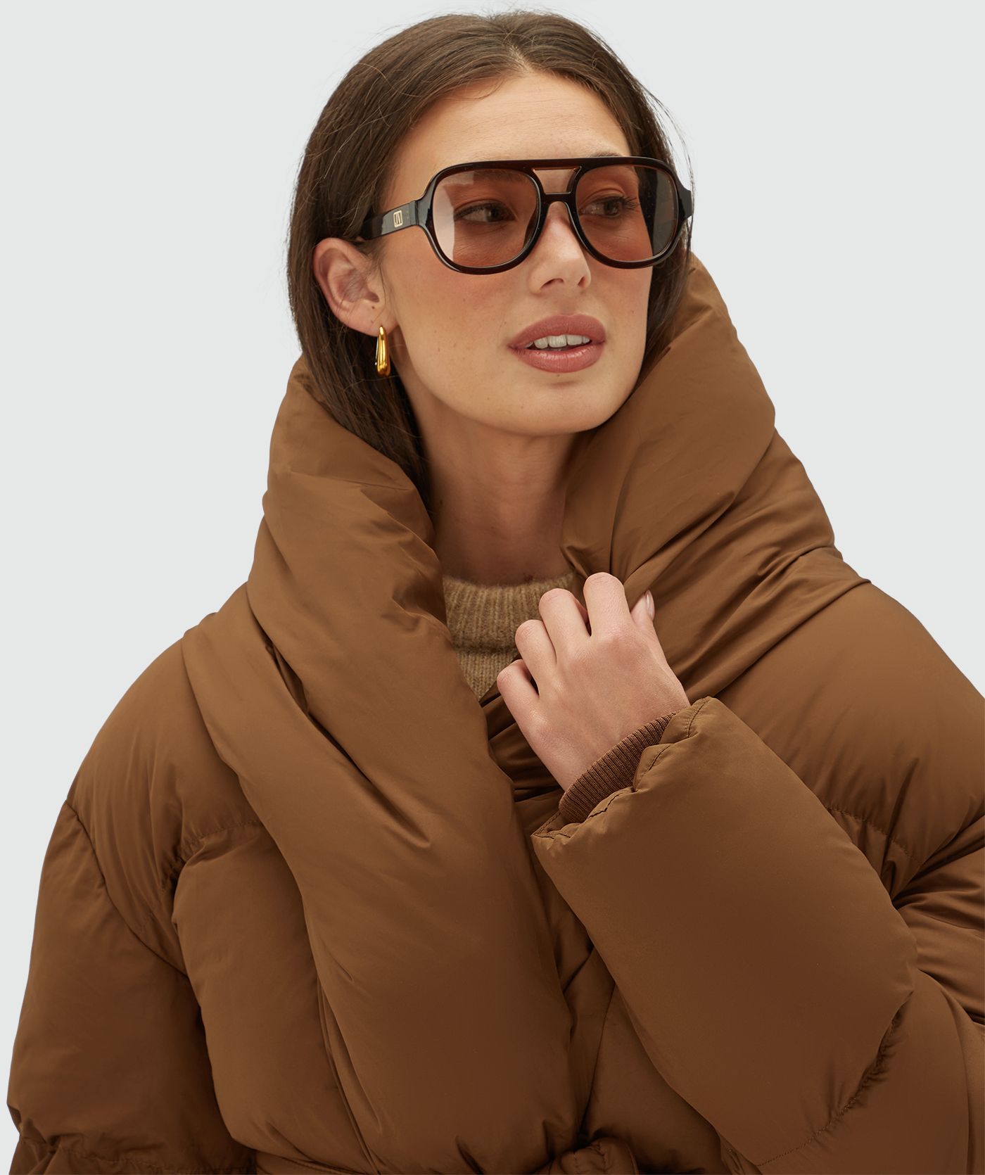 JV-CHARLOTTE oversized puffer jacket