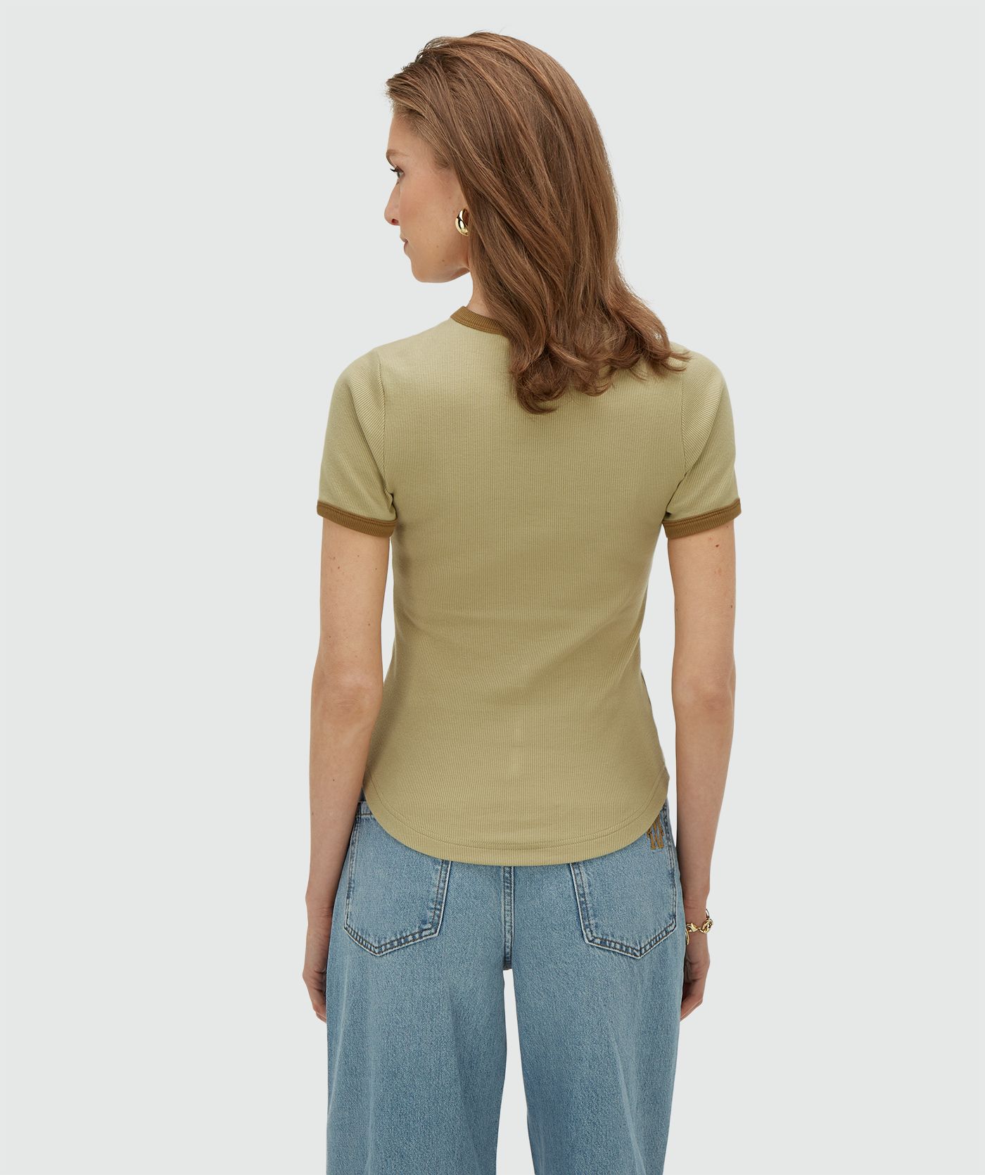 JV-CODY slim fit T-shirt with logo