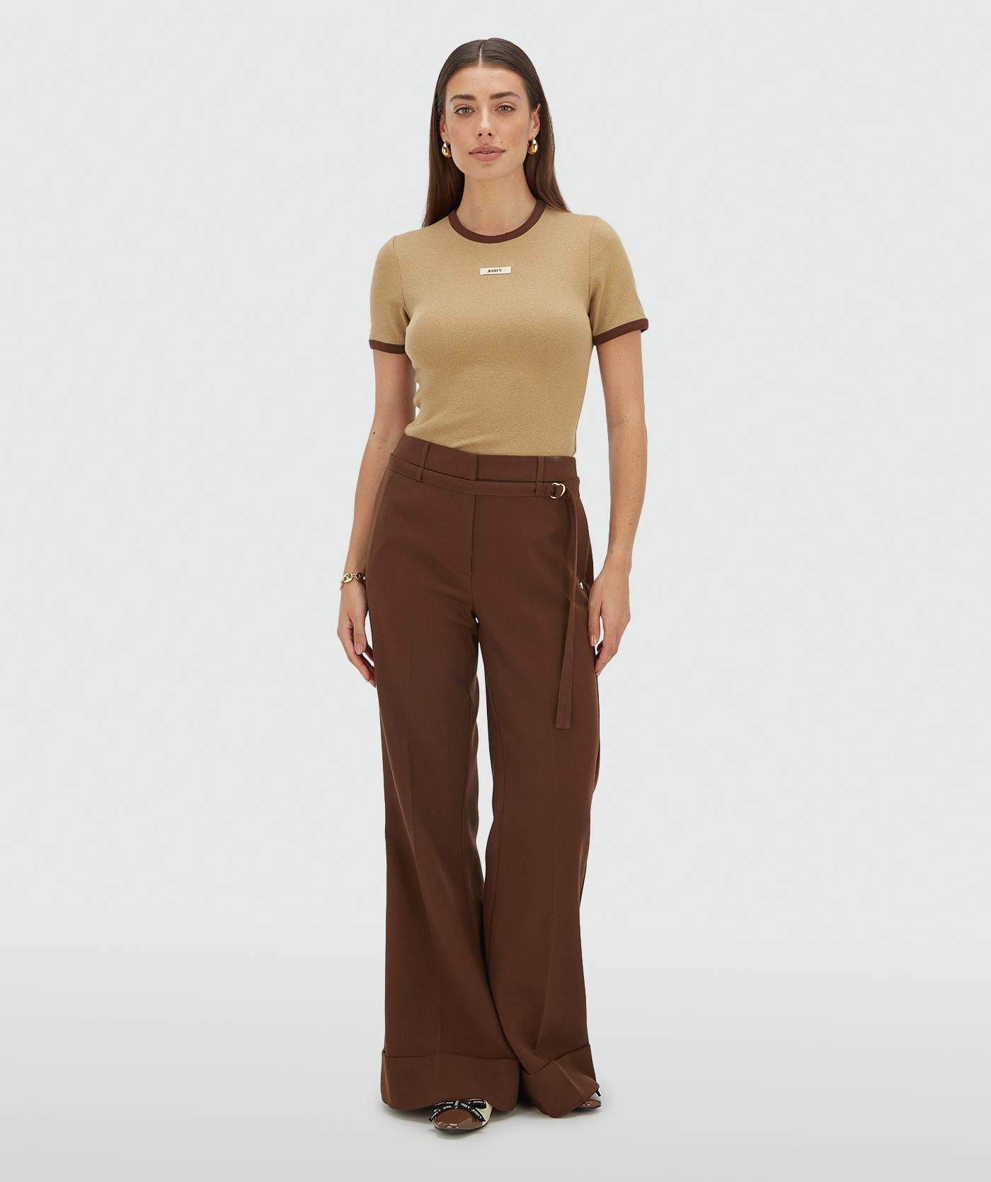 CODY fitted T-shirt met logo