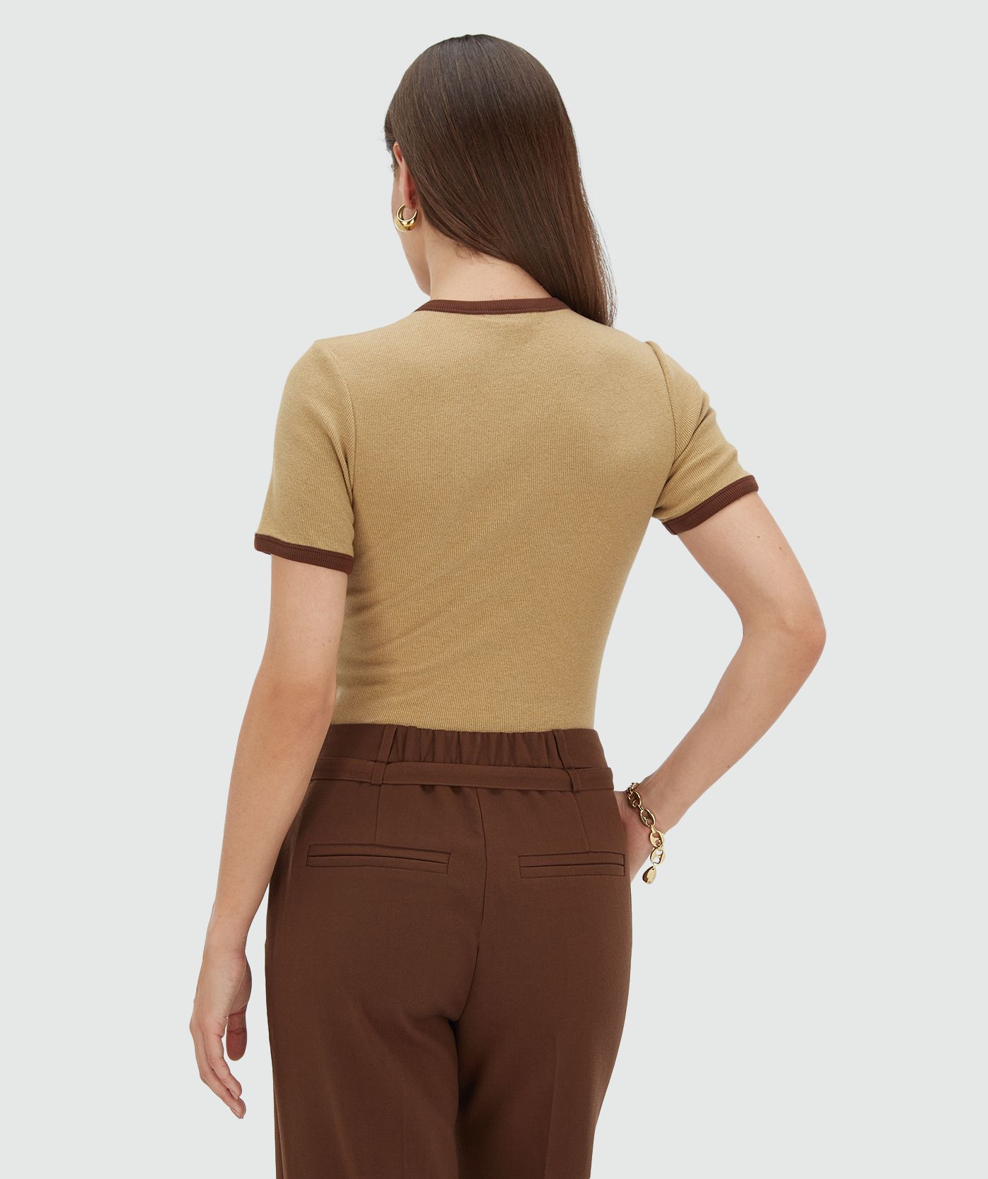 CODY fitted T-shirt met logo