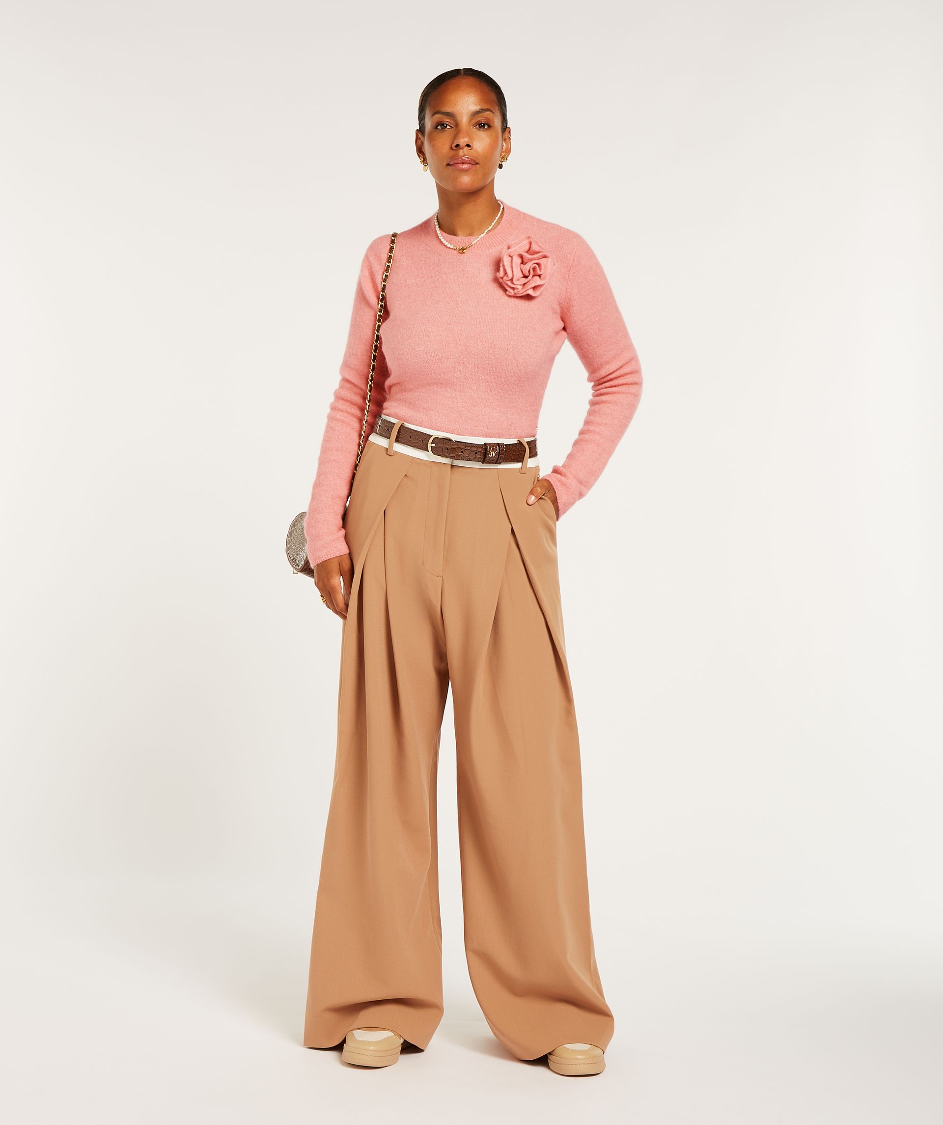 DANA slim fit cropped sweater