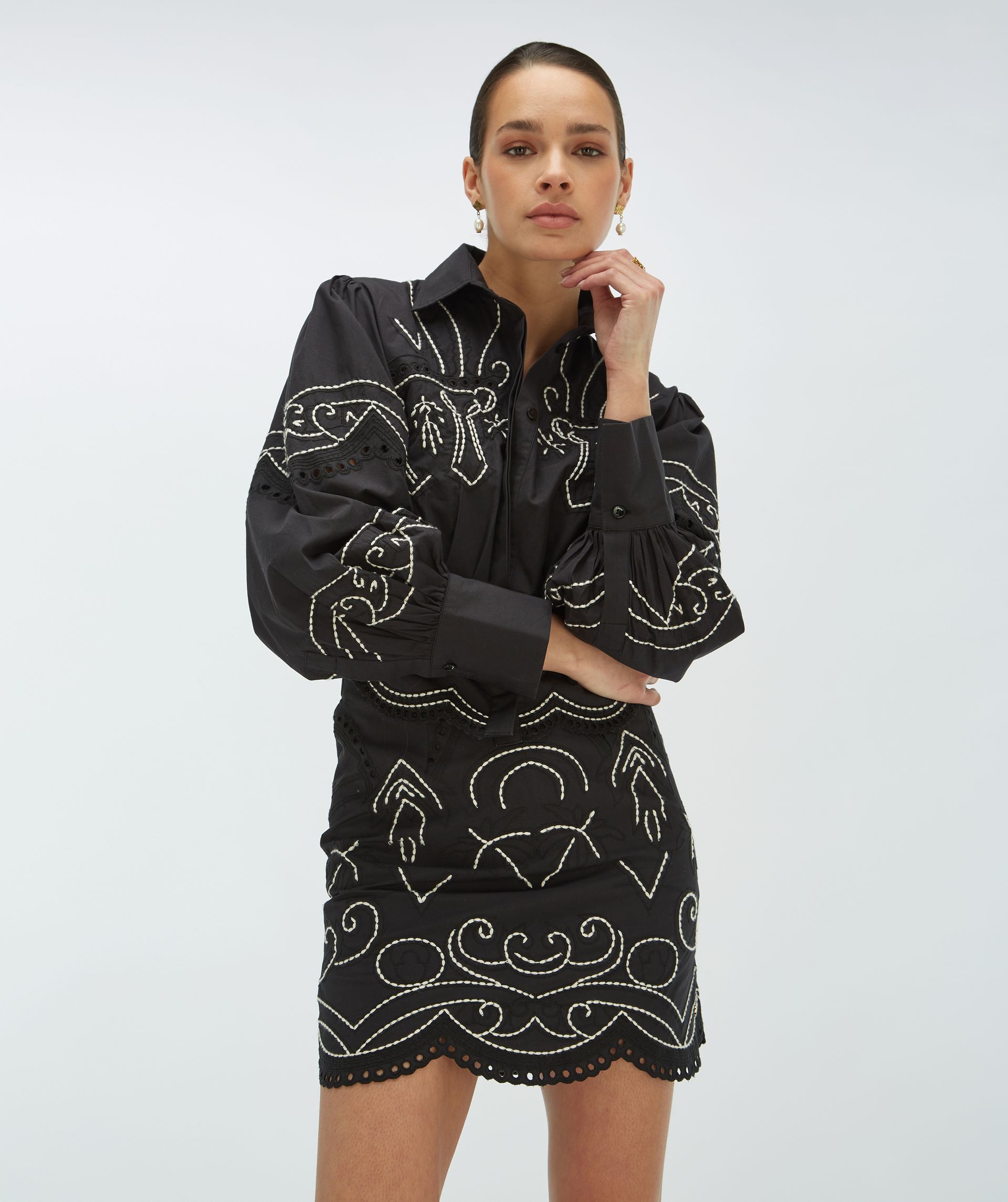 DAPHNE cropped blouse - Josh v