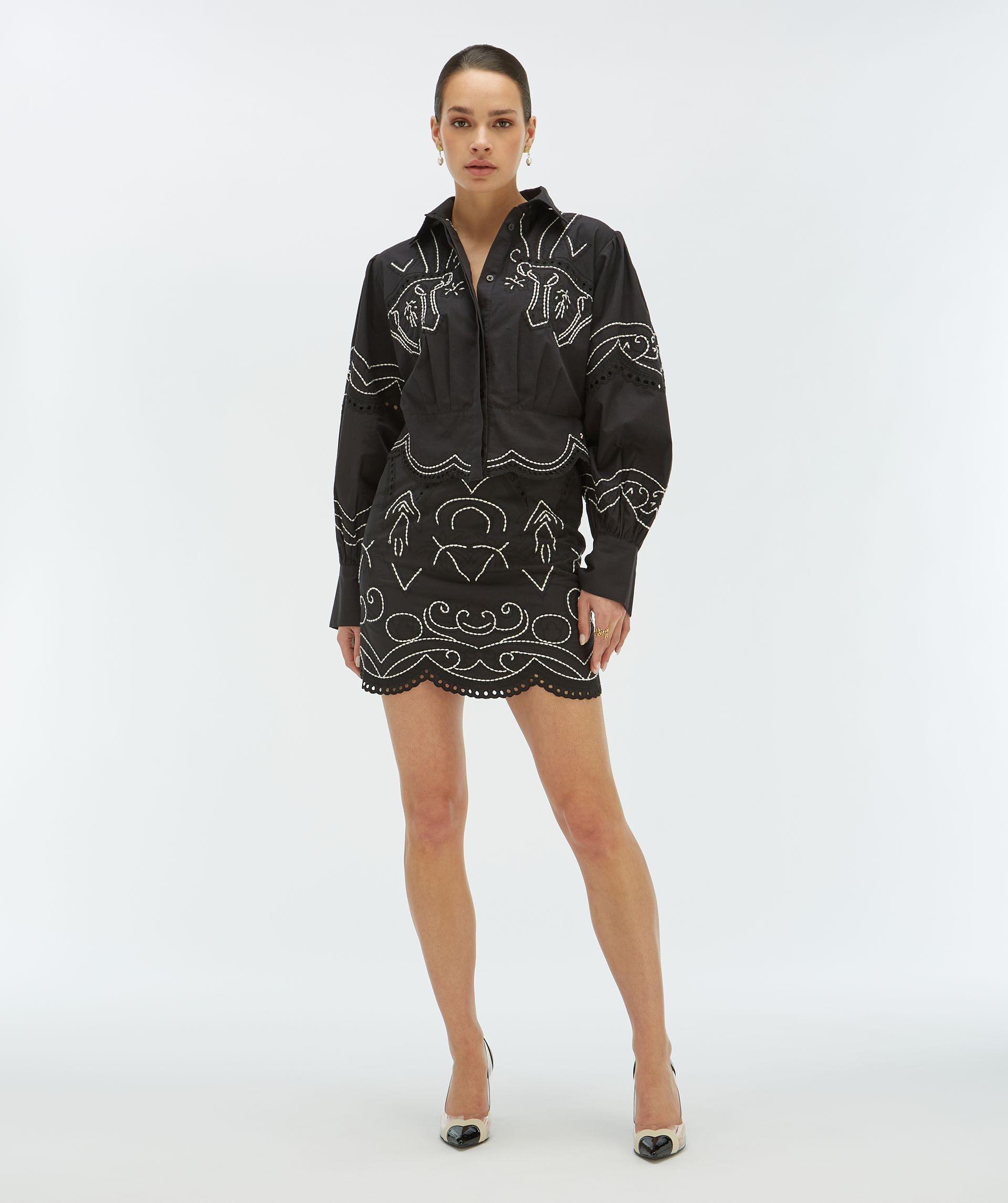 DAPHNE cropped blouse - Josh v