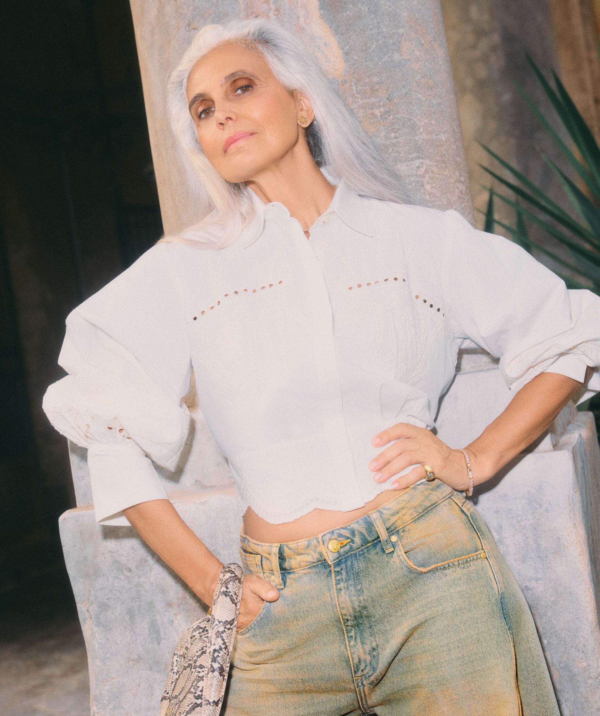 DAPHNE cropped blouse - Josh V