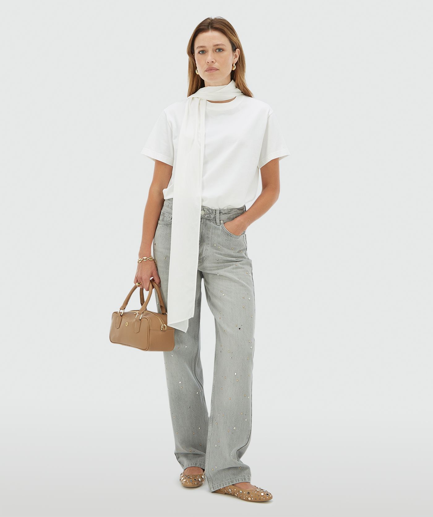 DARCY oversized top with bow