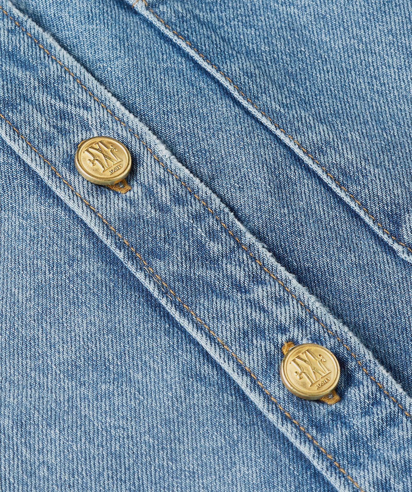 JV-DESSIE oversized denim blouse