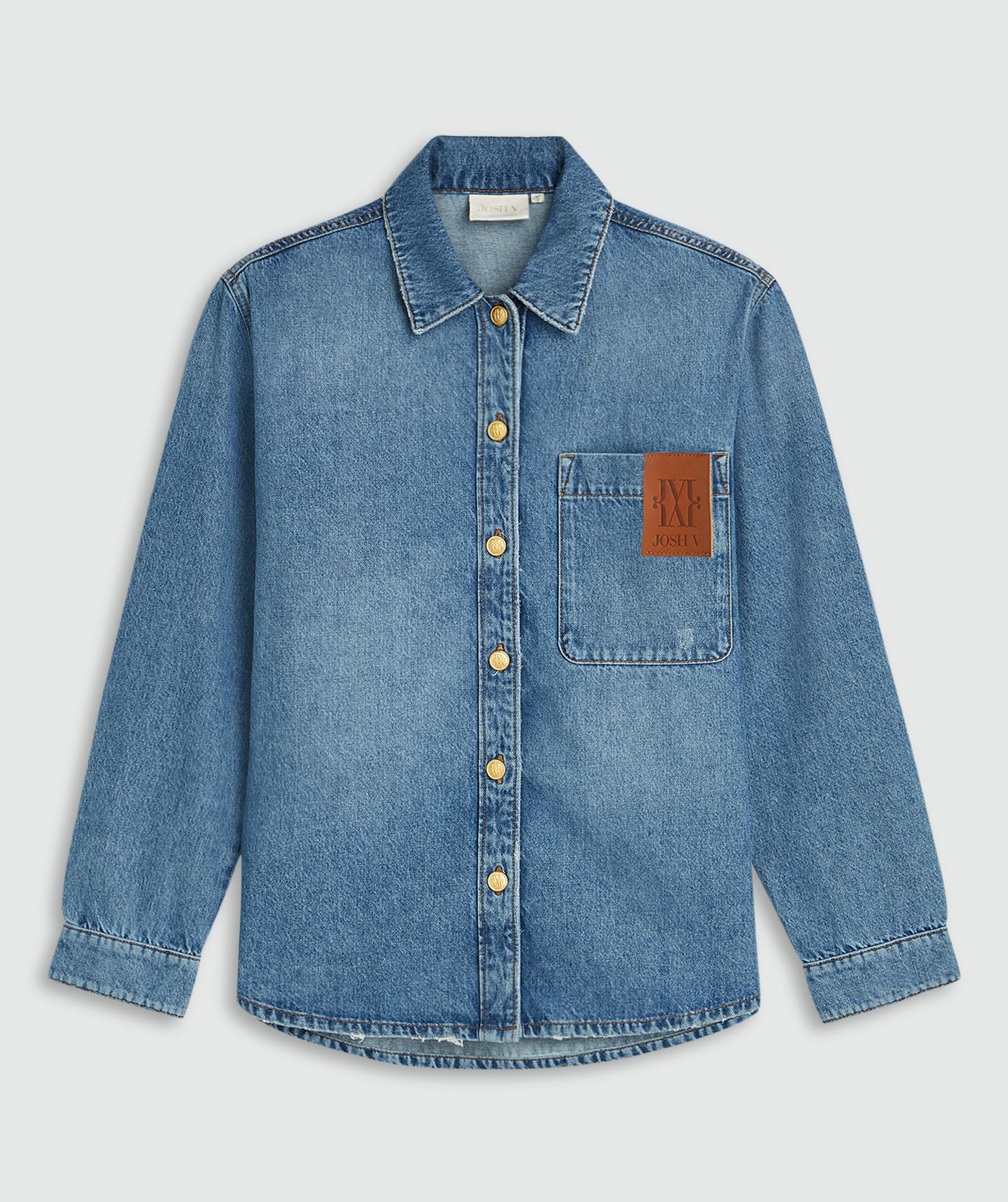 JV-DESSIE oversized denim blouse