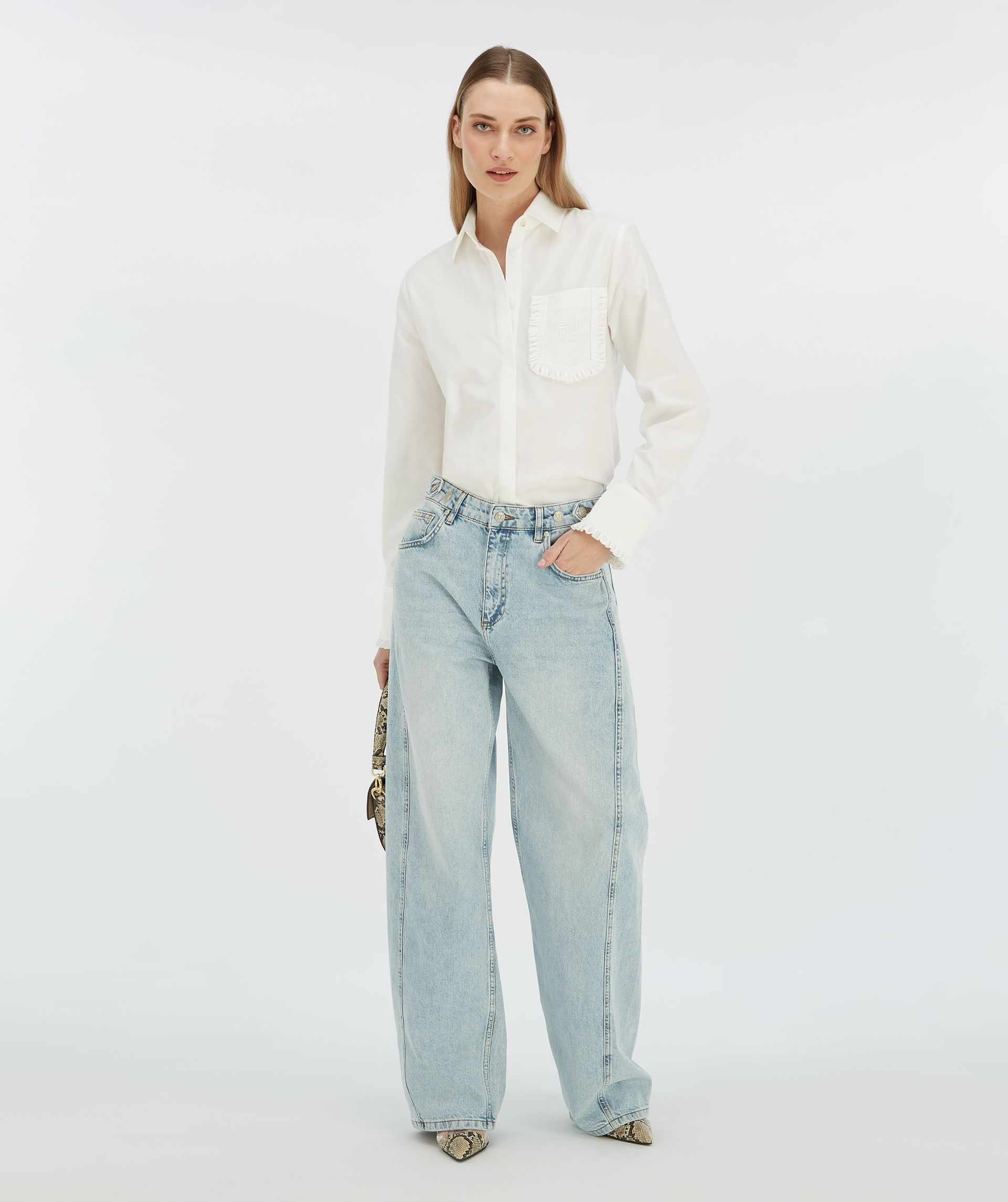 DEWI mid rise balloon fit jeans