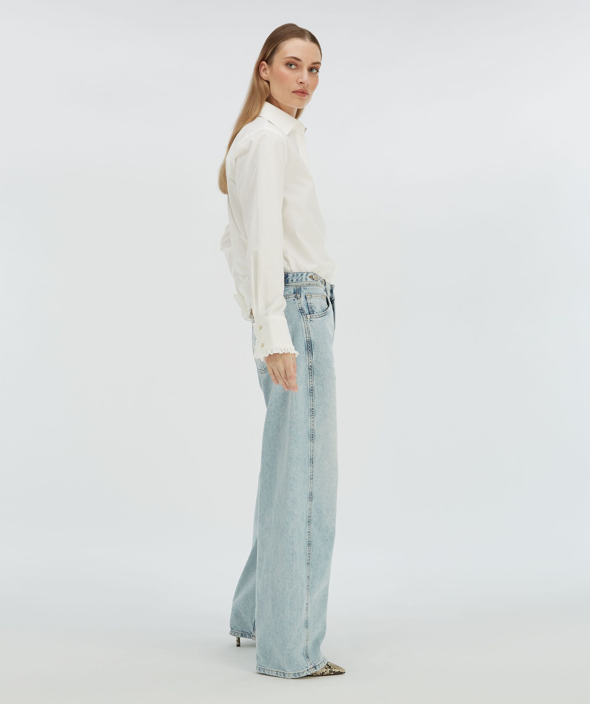 DEWI mid rise balloon fit jeans
