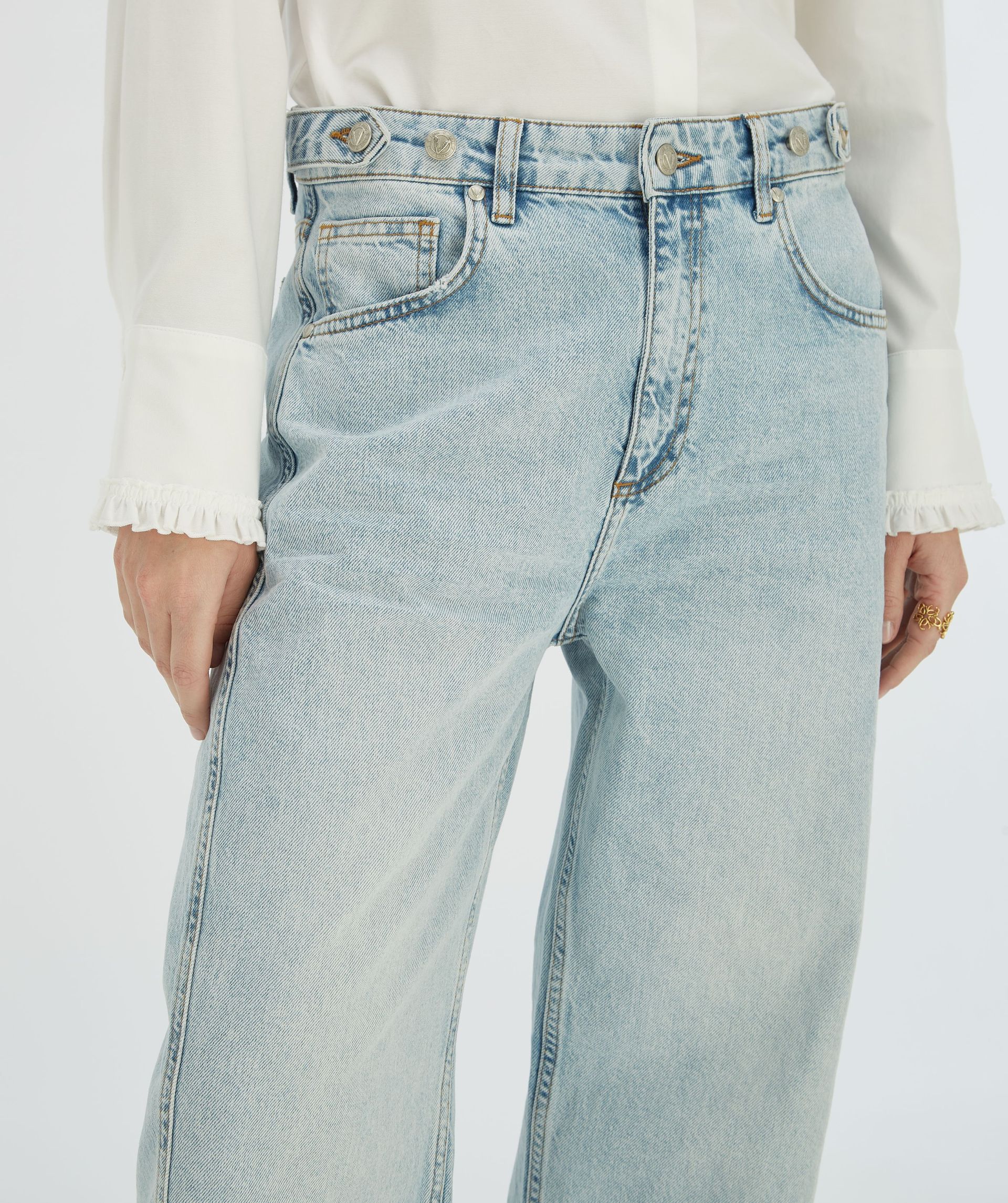 DEWI mid rise balloon fit jeans