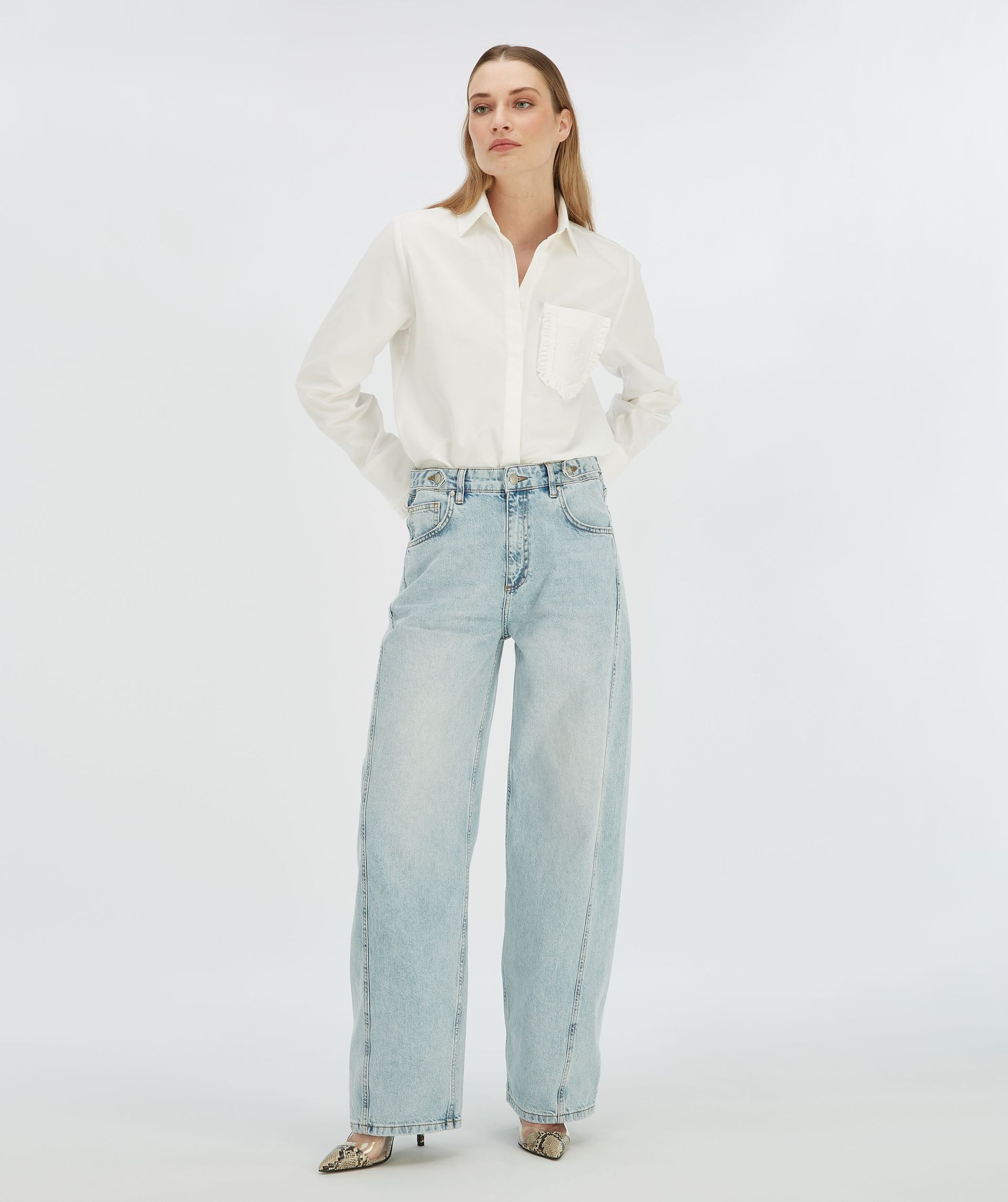 DEWI mid rise balloon fit jeans