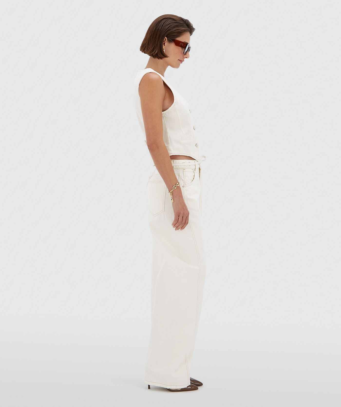 DEWI mid-rise balloon fit jeans