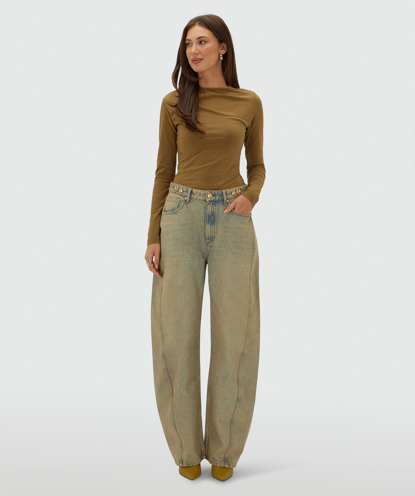JV-DEWI balloon-fit jeans