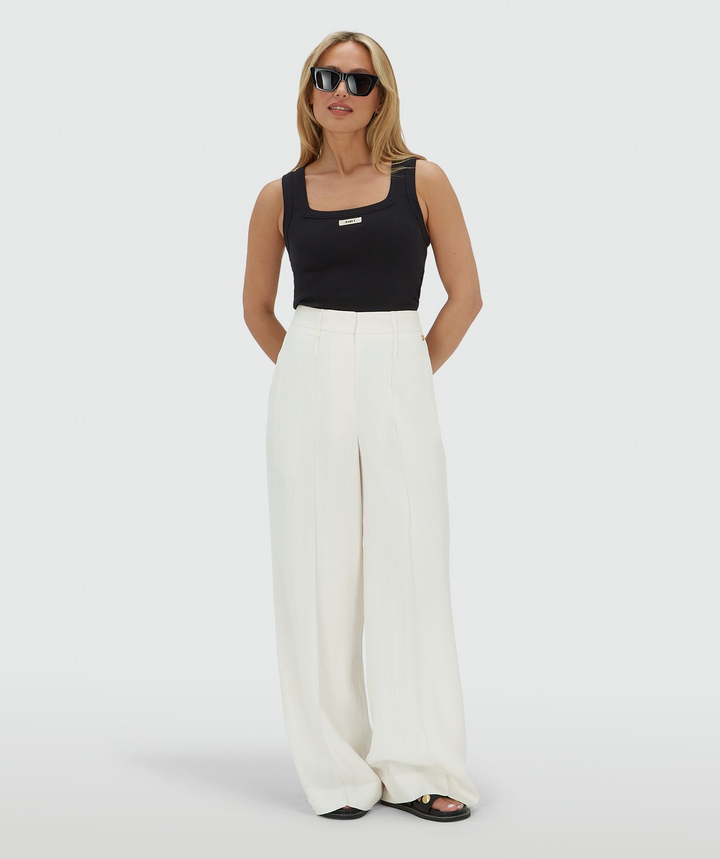 DIEDA fitted top met logo 