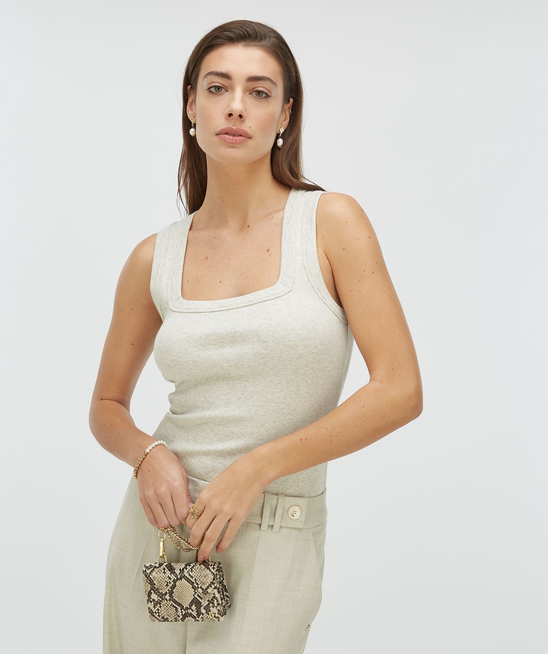 DIEDA fitted top met logo