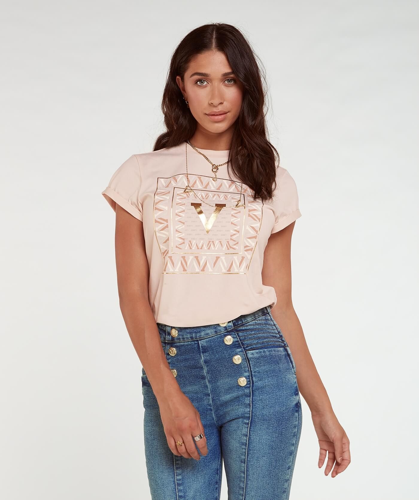DORA SQUARE V T-shirt