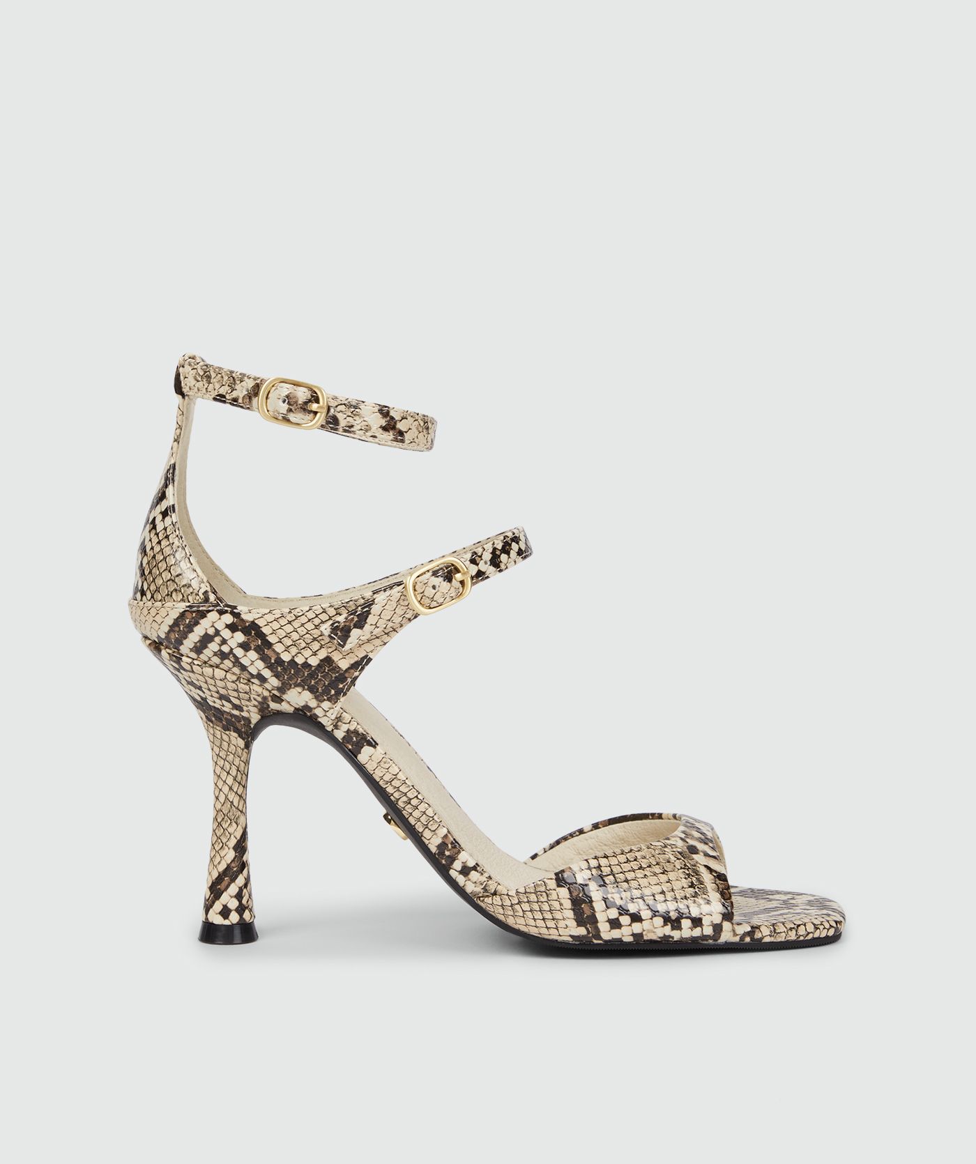 DORETHY sandals with snake print