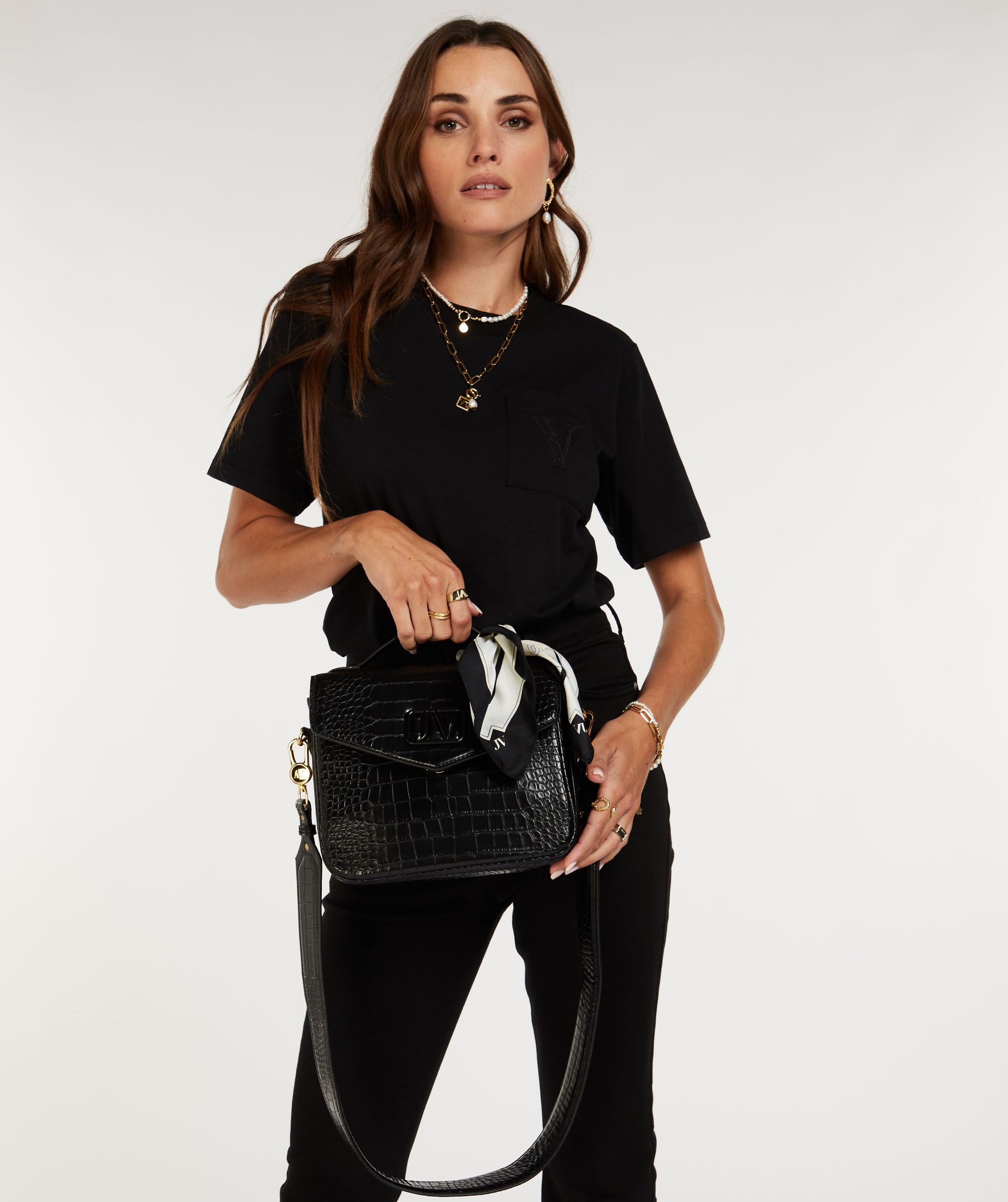 DORIE POCKET SCARF T-shirt