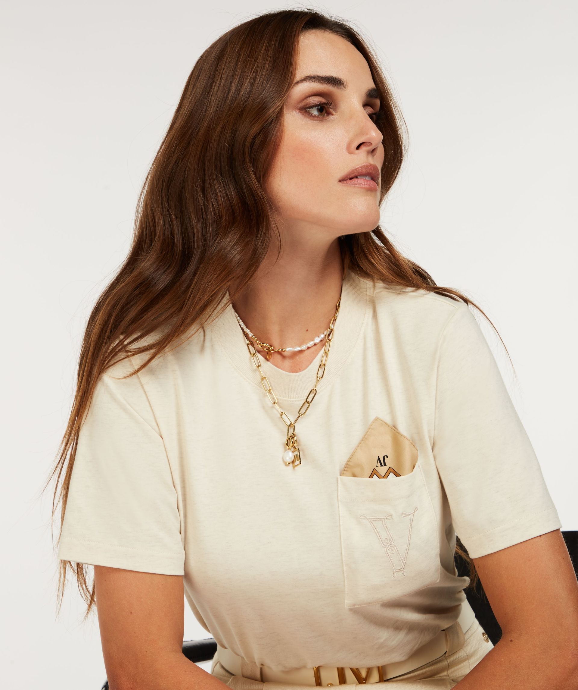 DORIE POCKET SCARF T-shirt