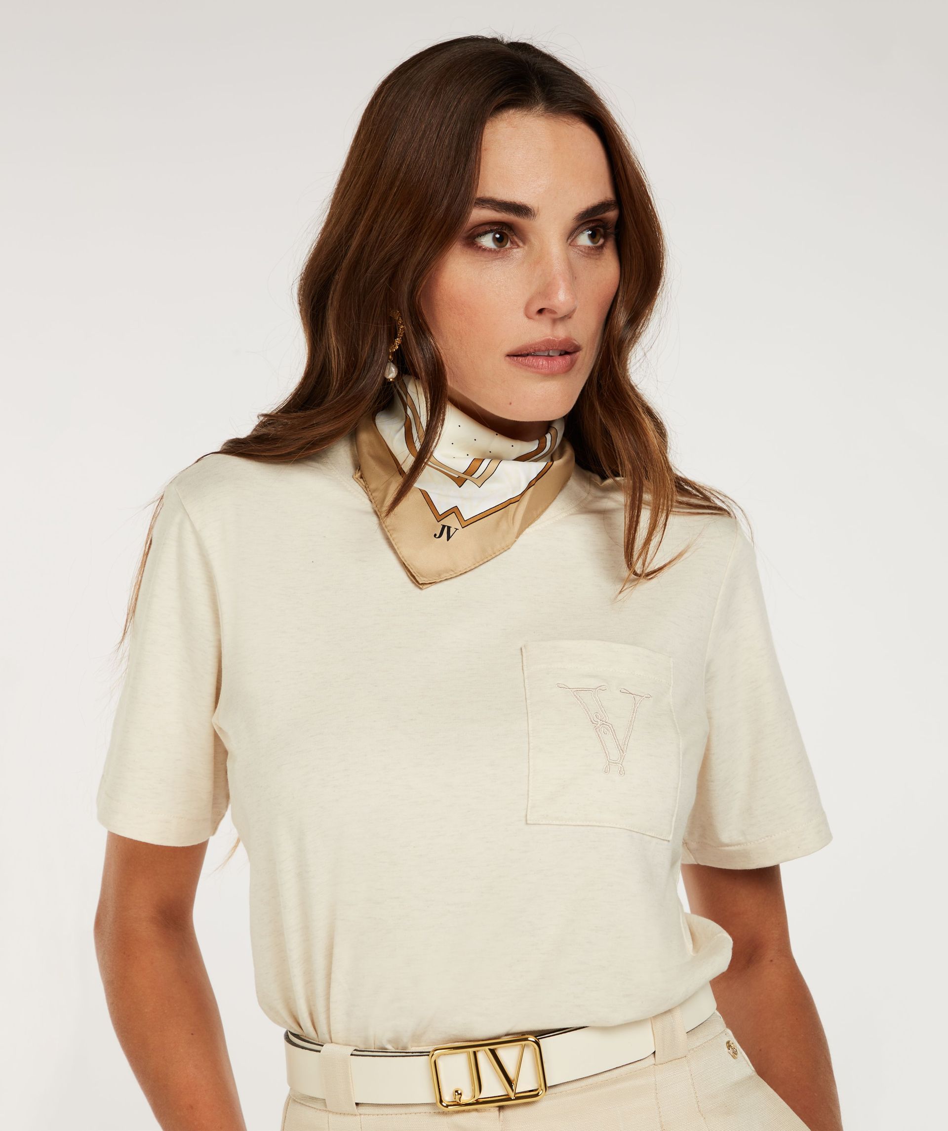 DORIE POCKET SCARF T-shirt