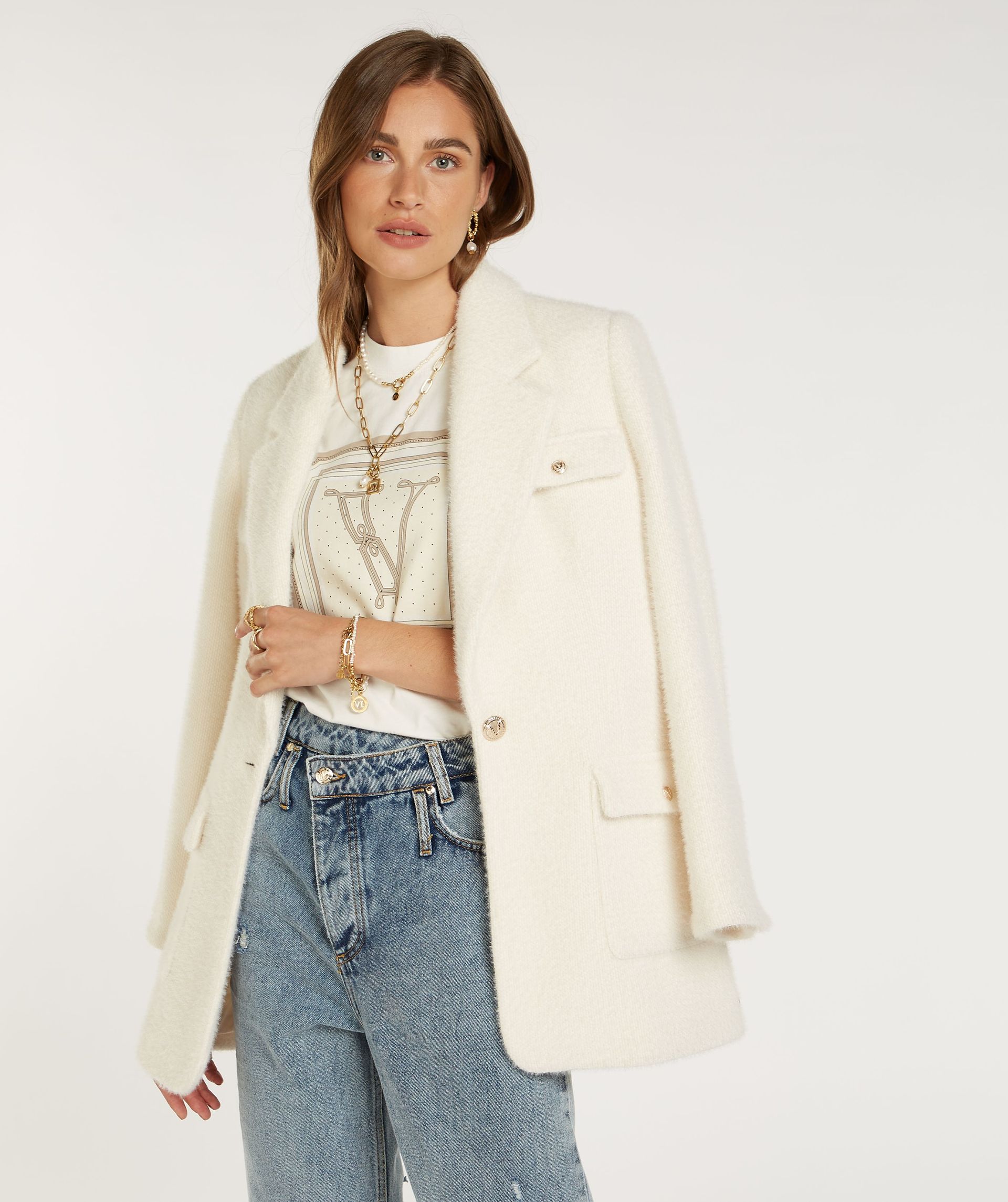 DORIE SCARF PRINT T-shirt