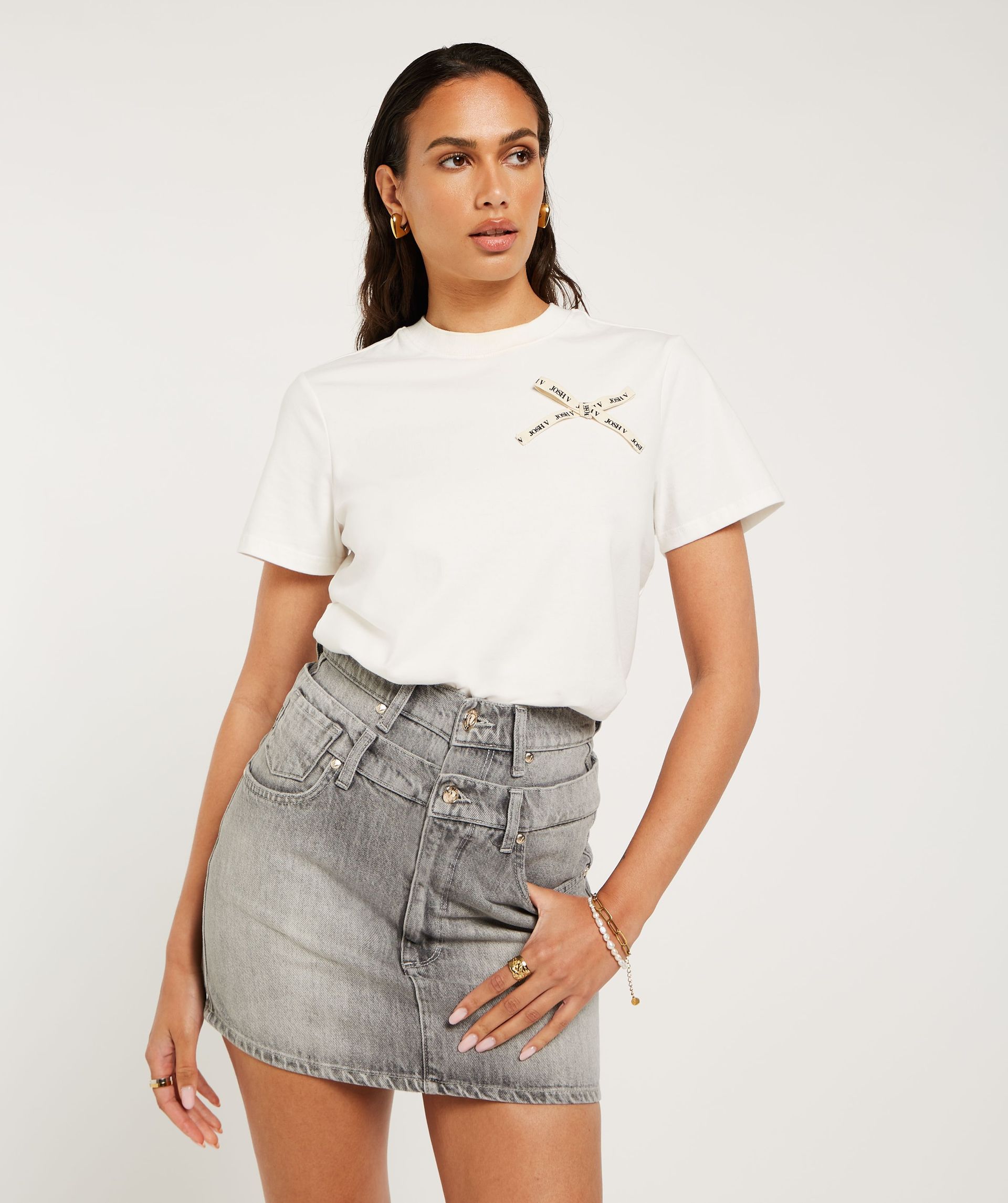 DORIE BOW regular fit T-shirt